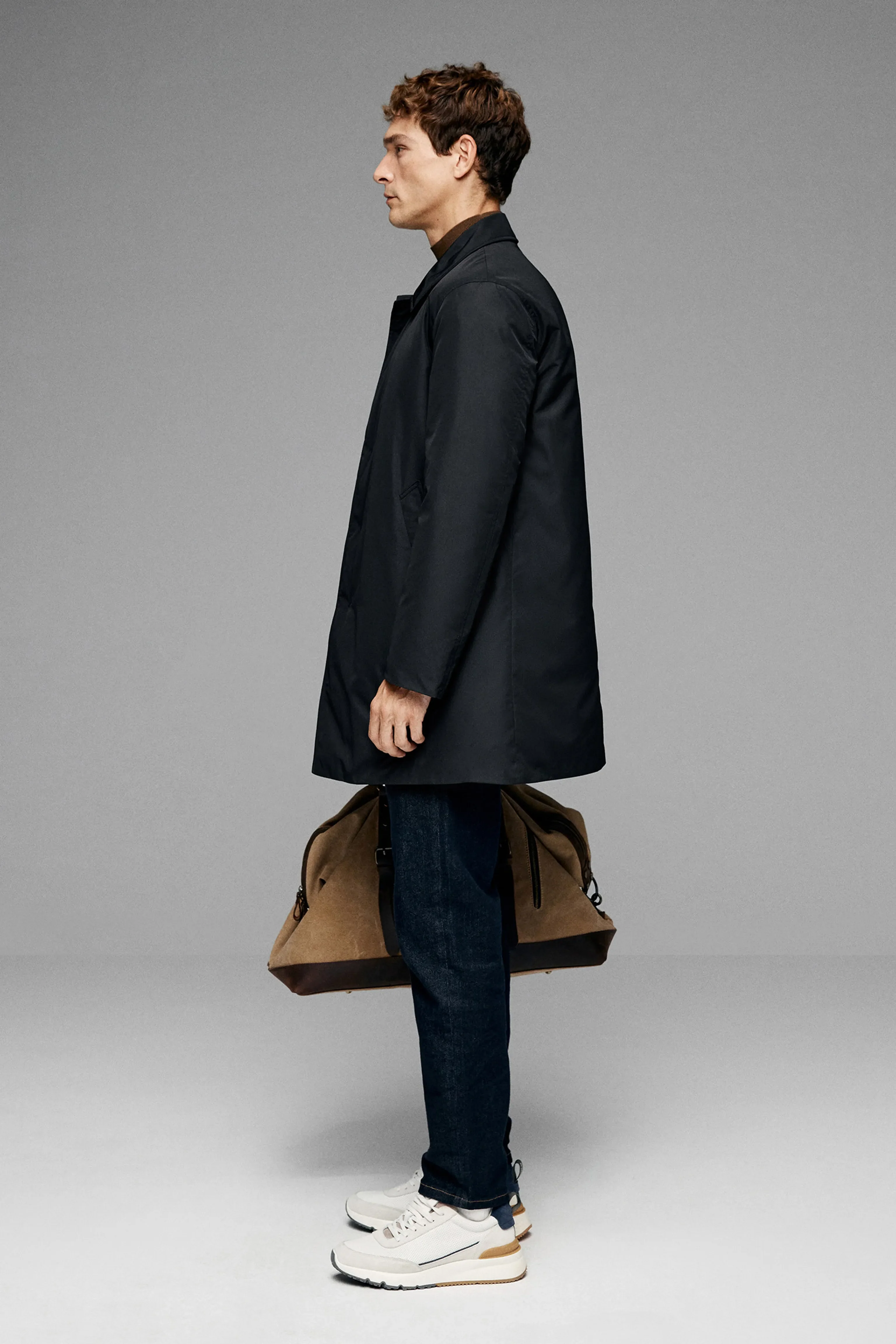 Mid-Length Goose Down Coat - Image 5