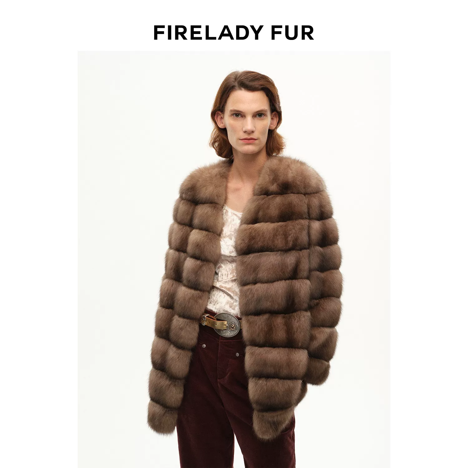 Mid-Length Russian Sable Coat - Image 8
