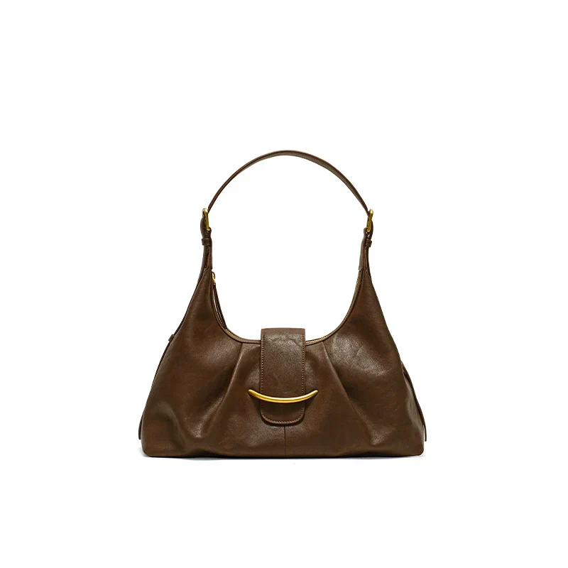 Minimal Crescent Hobo Bag - Image 6