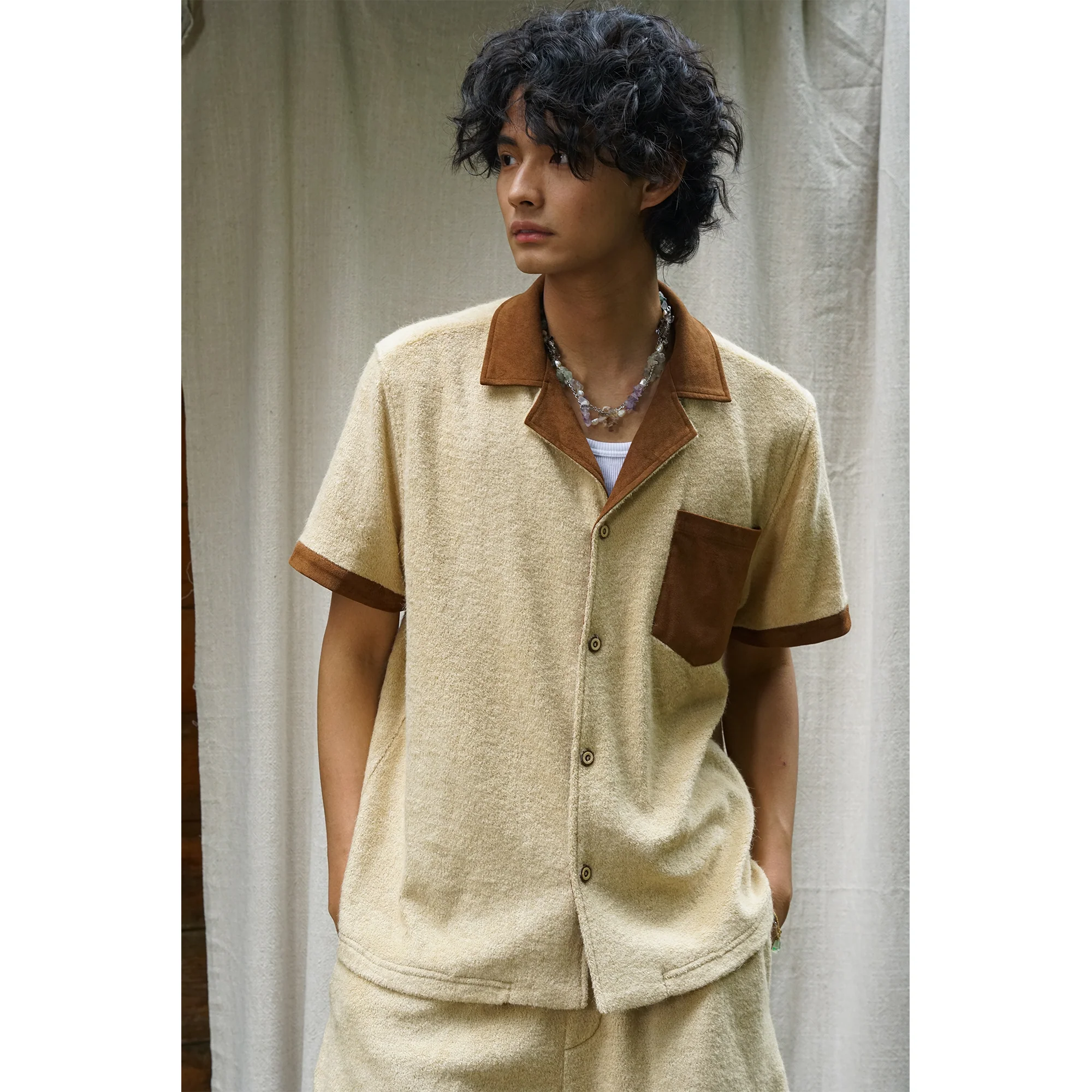 Minimalist Beige Shirt - Image 5