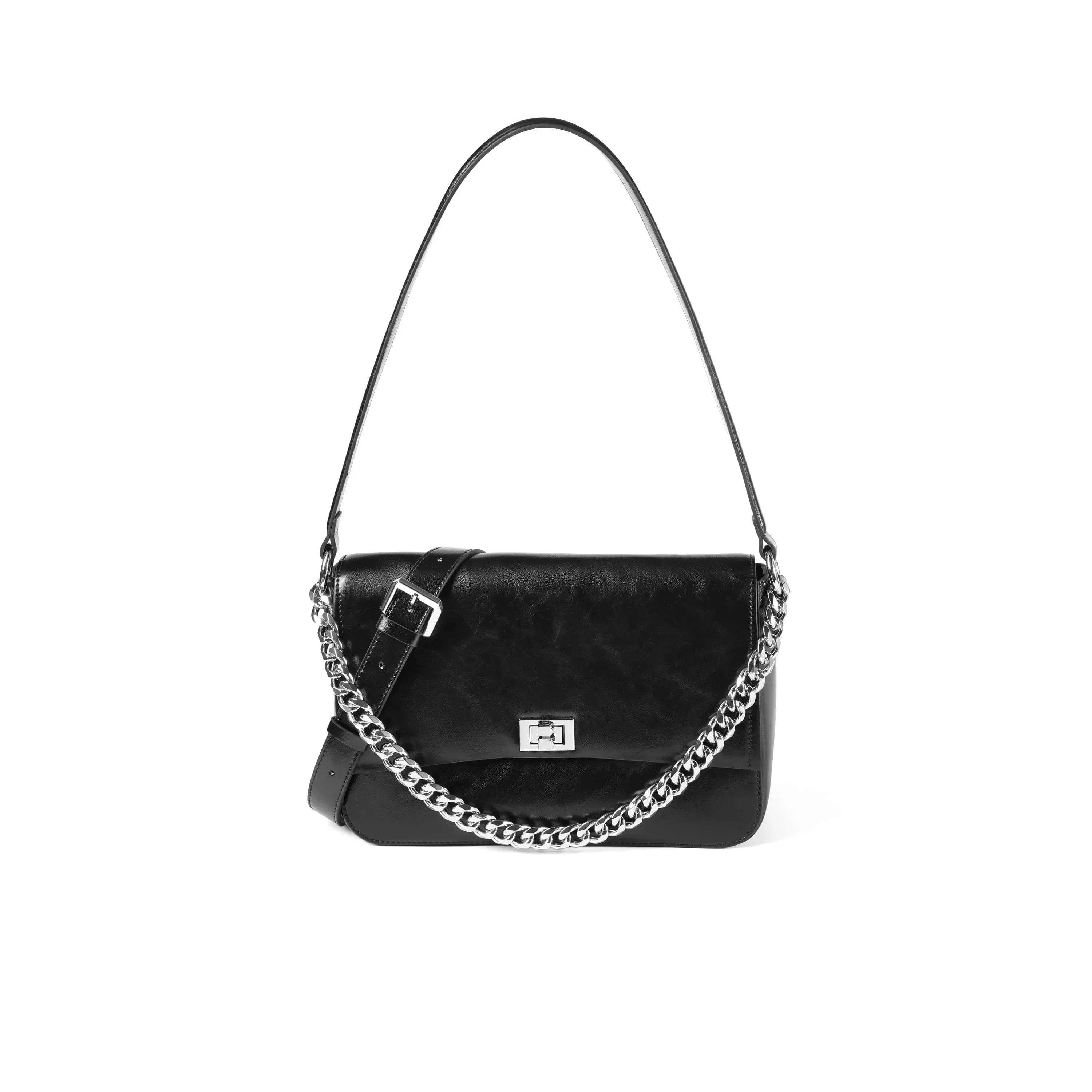 Minimalist Chain Shoulder Bag - Image 3