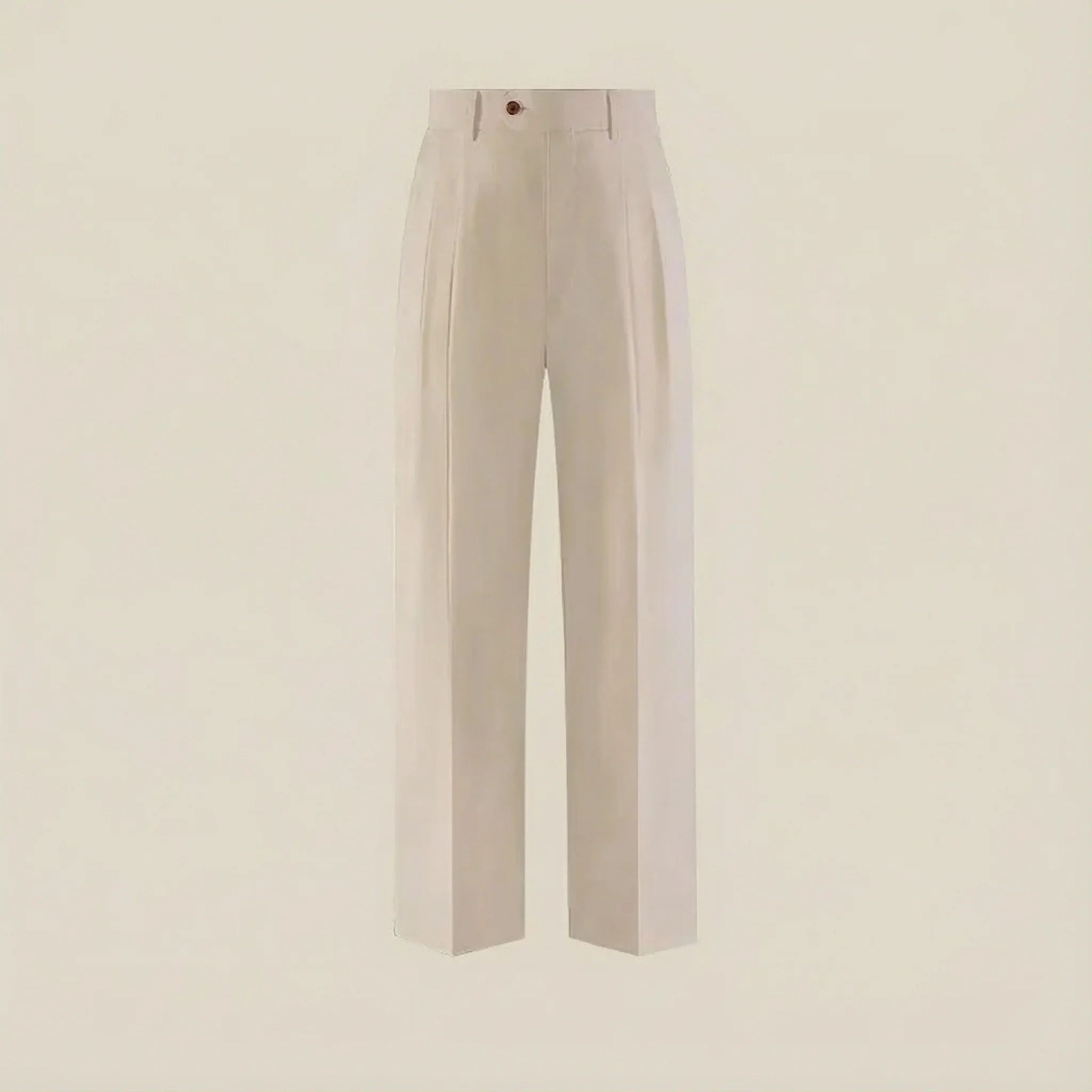 Minimalist Collarless Suit - Image 9