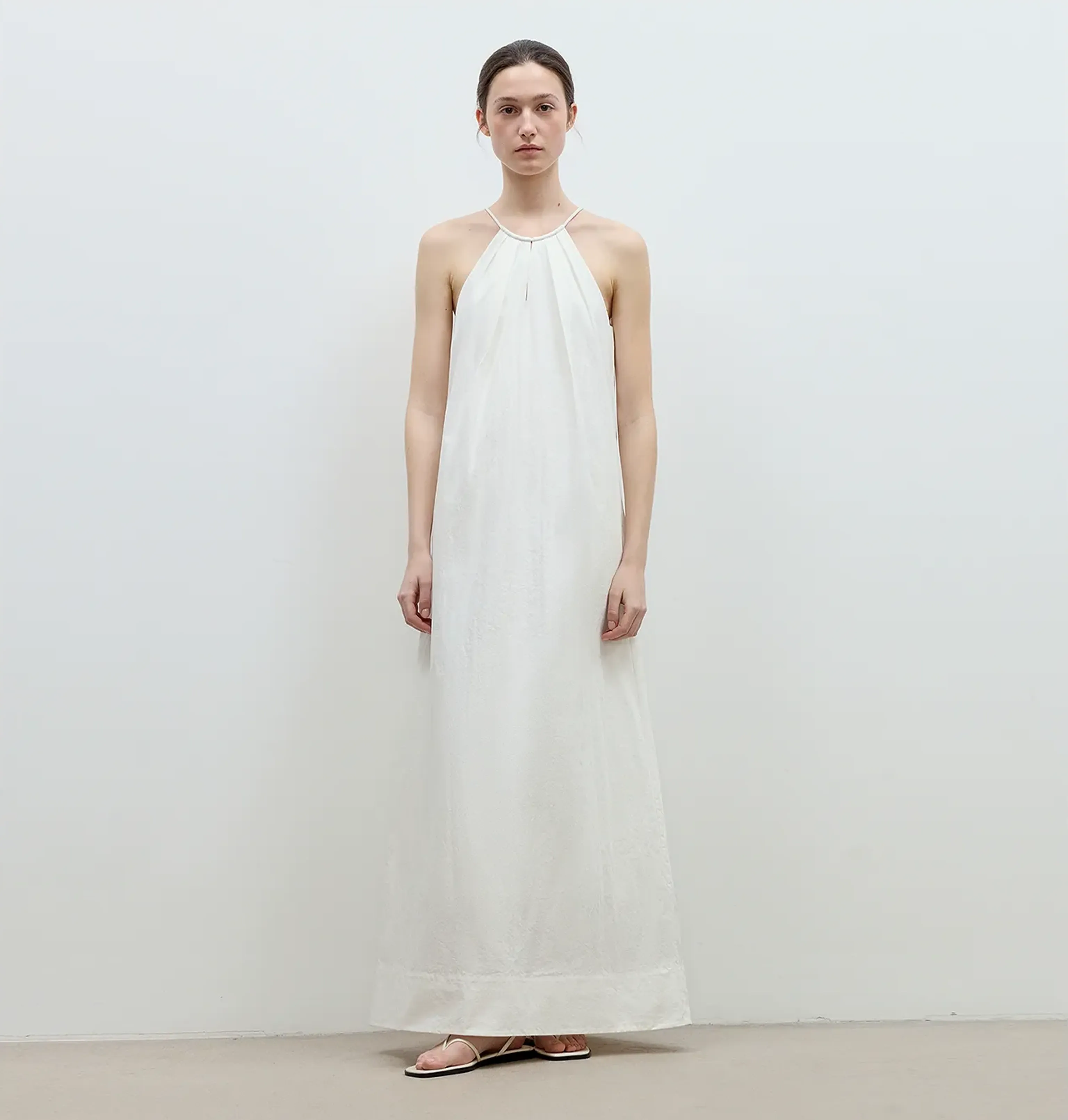 Minimalist Halter Maxi Dress - Image 8