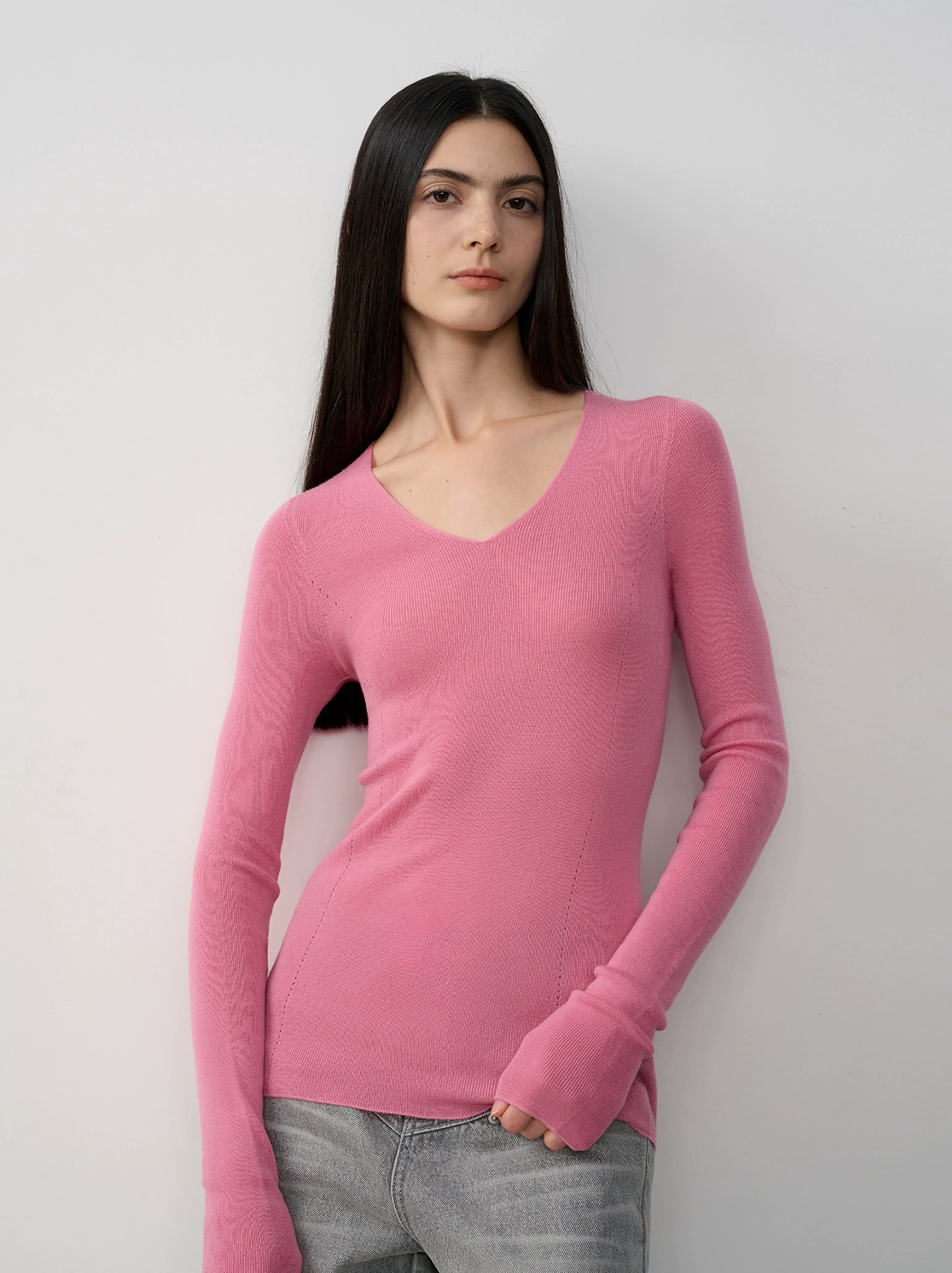 Minimalist Knit Sweater - Image 28