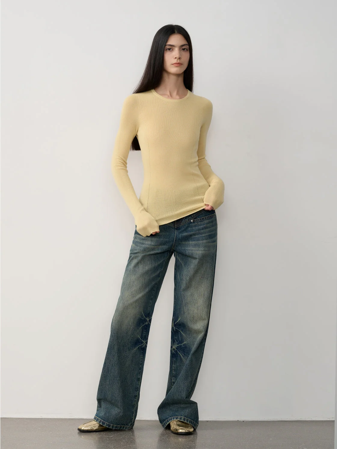 Minimalist Knit Sweater - Image 3