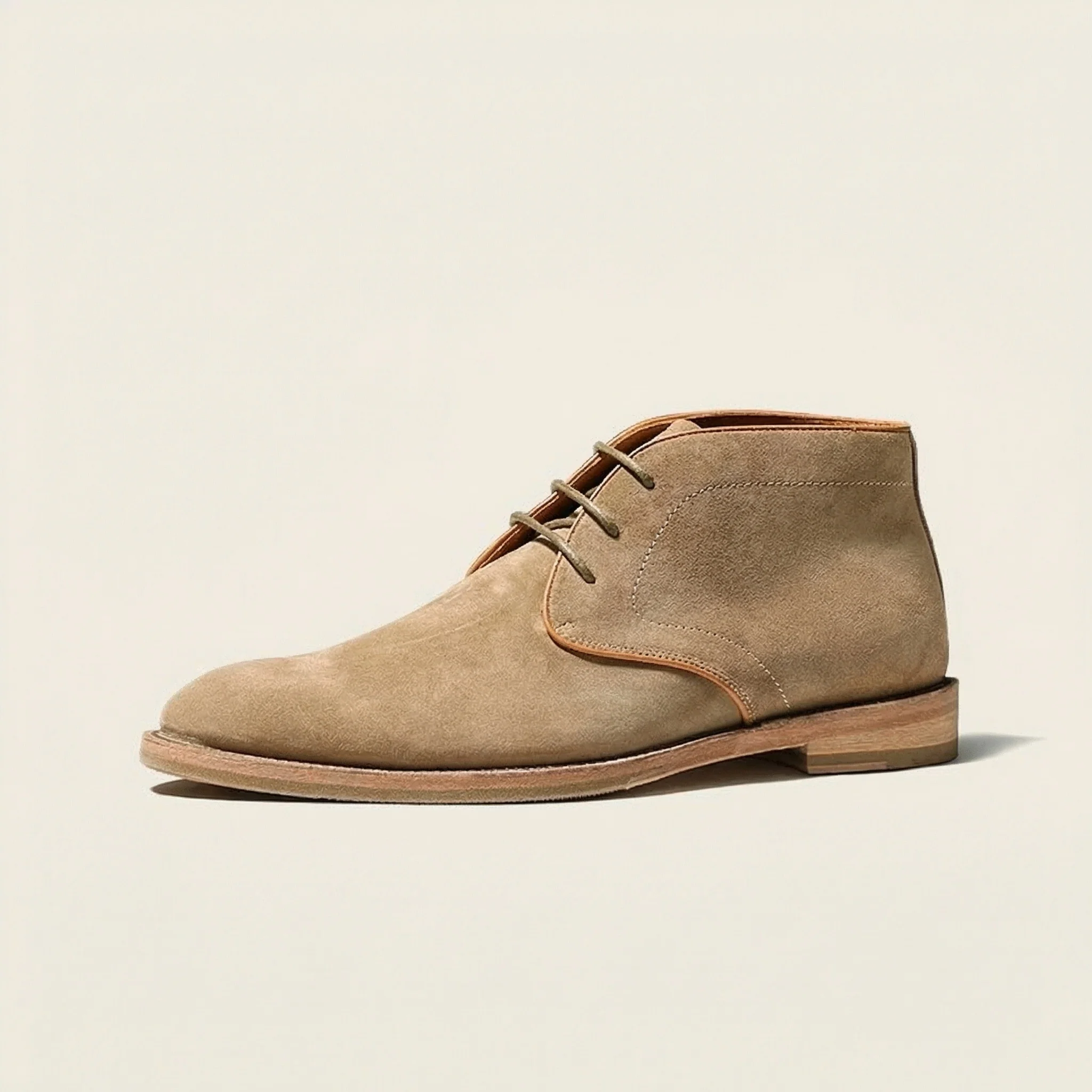 Minimalist Suede Chukka Boots - Image 4