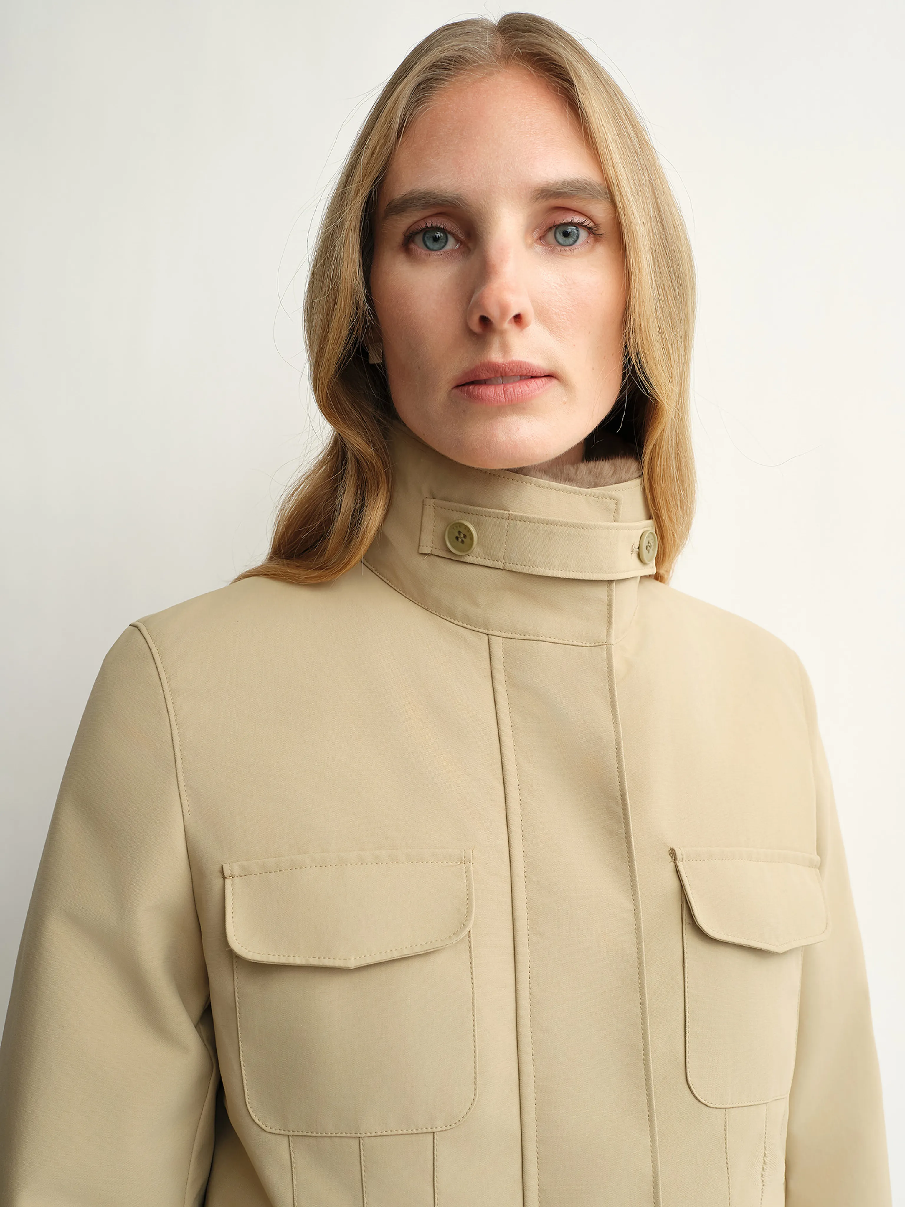 Mink Collar Down Parka - Image 2