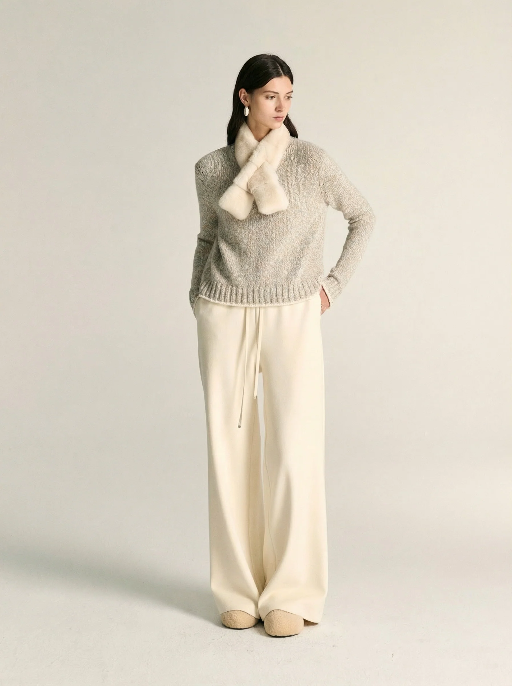 Mink Cross Scarf - Image 2