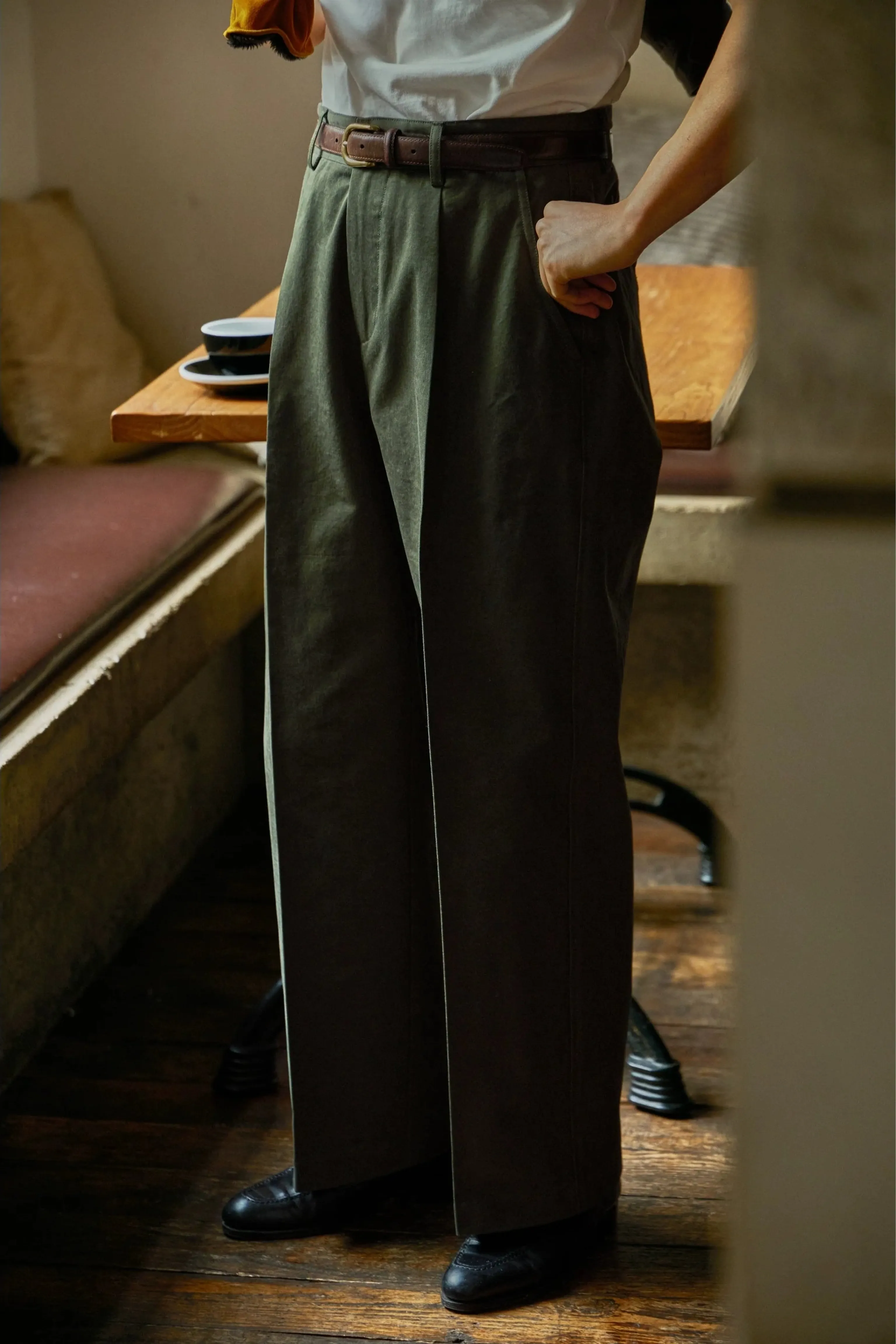 Misty Forest Wide-Leg Trousers - Image 5