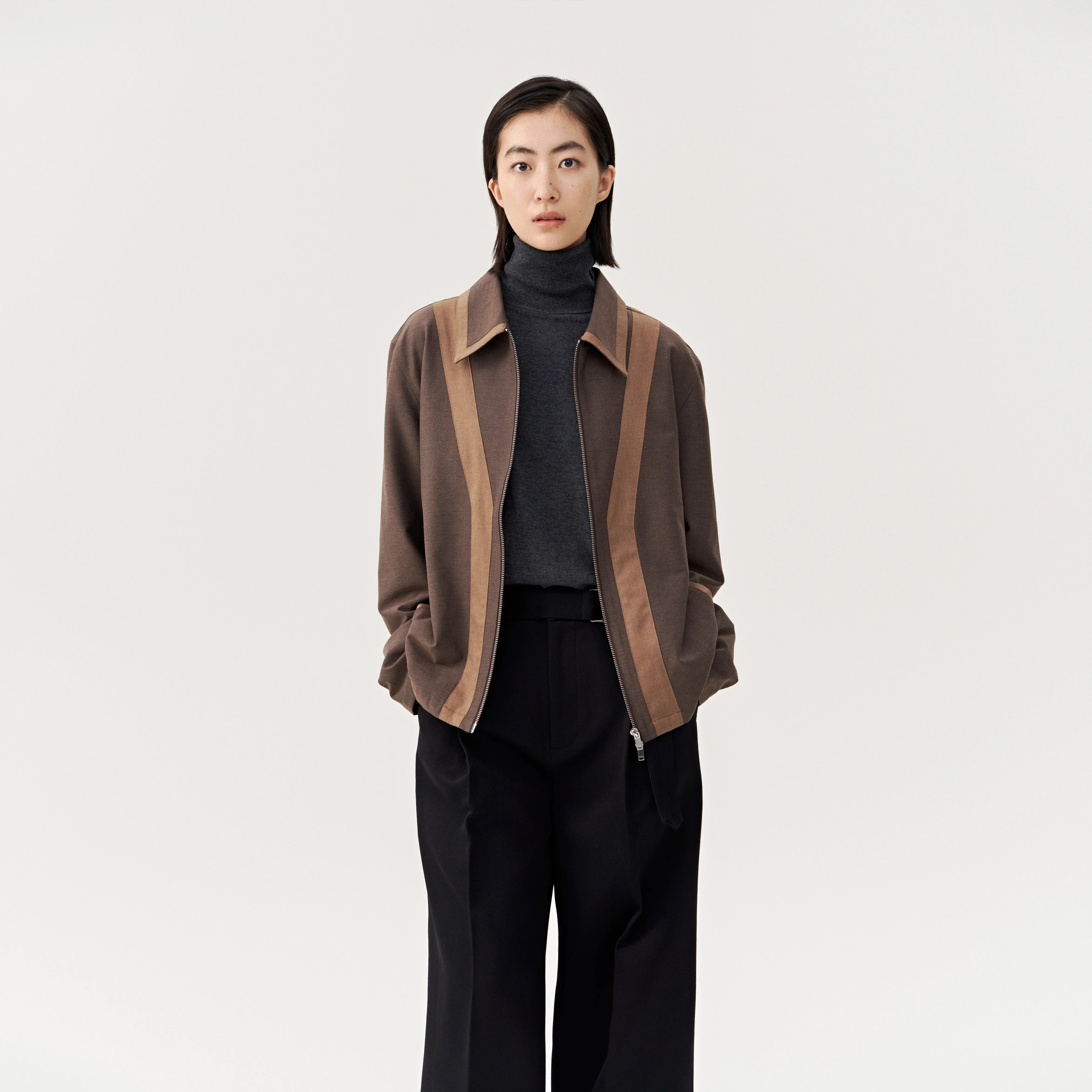 Mitchell Color-Block Zip Jacket