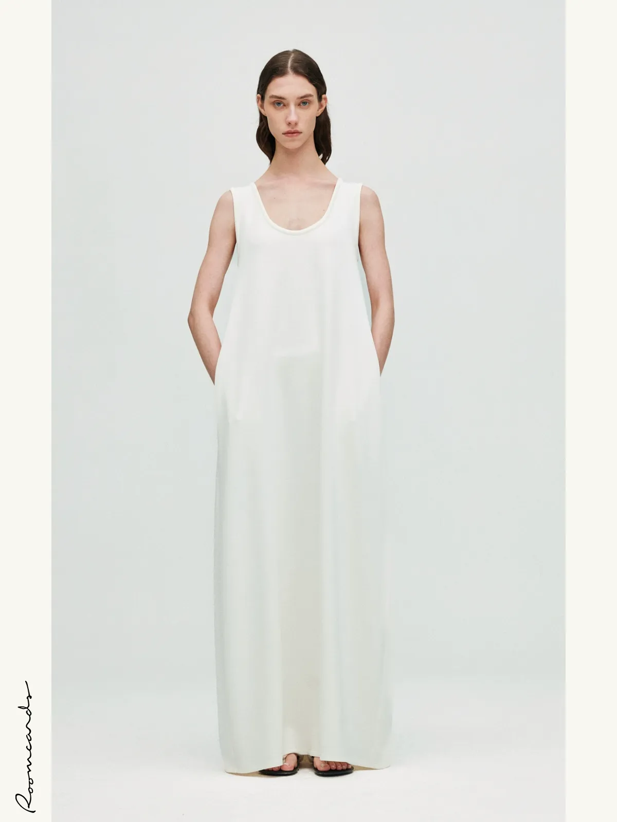 Modal U-Neck Maxi Dress - Image 6