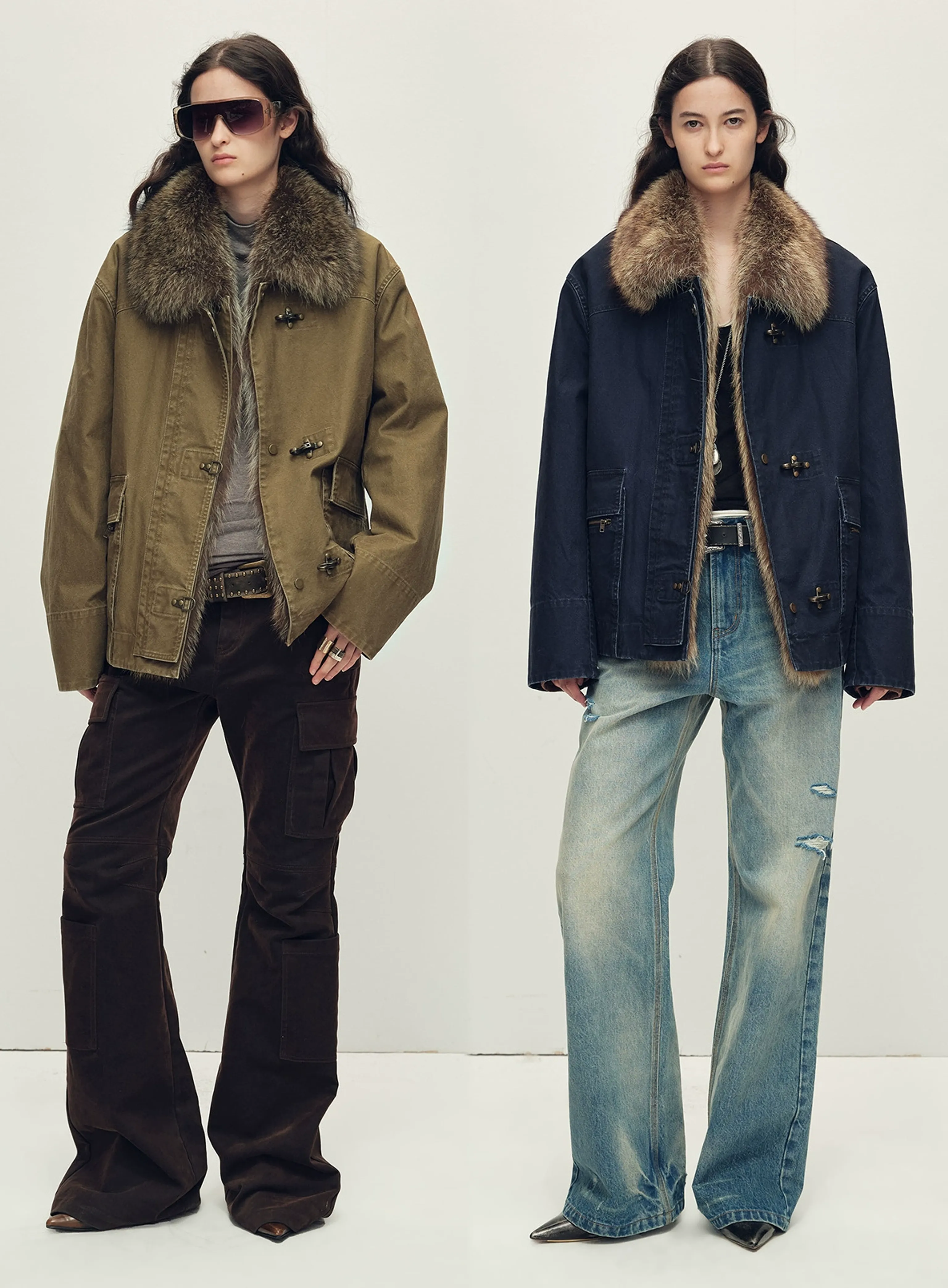 Modular Fur-Collar Down Parka - Image 12