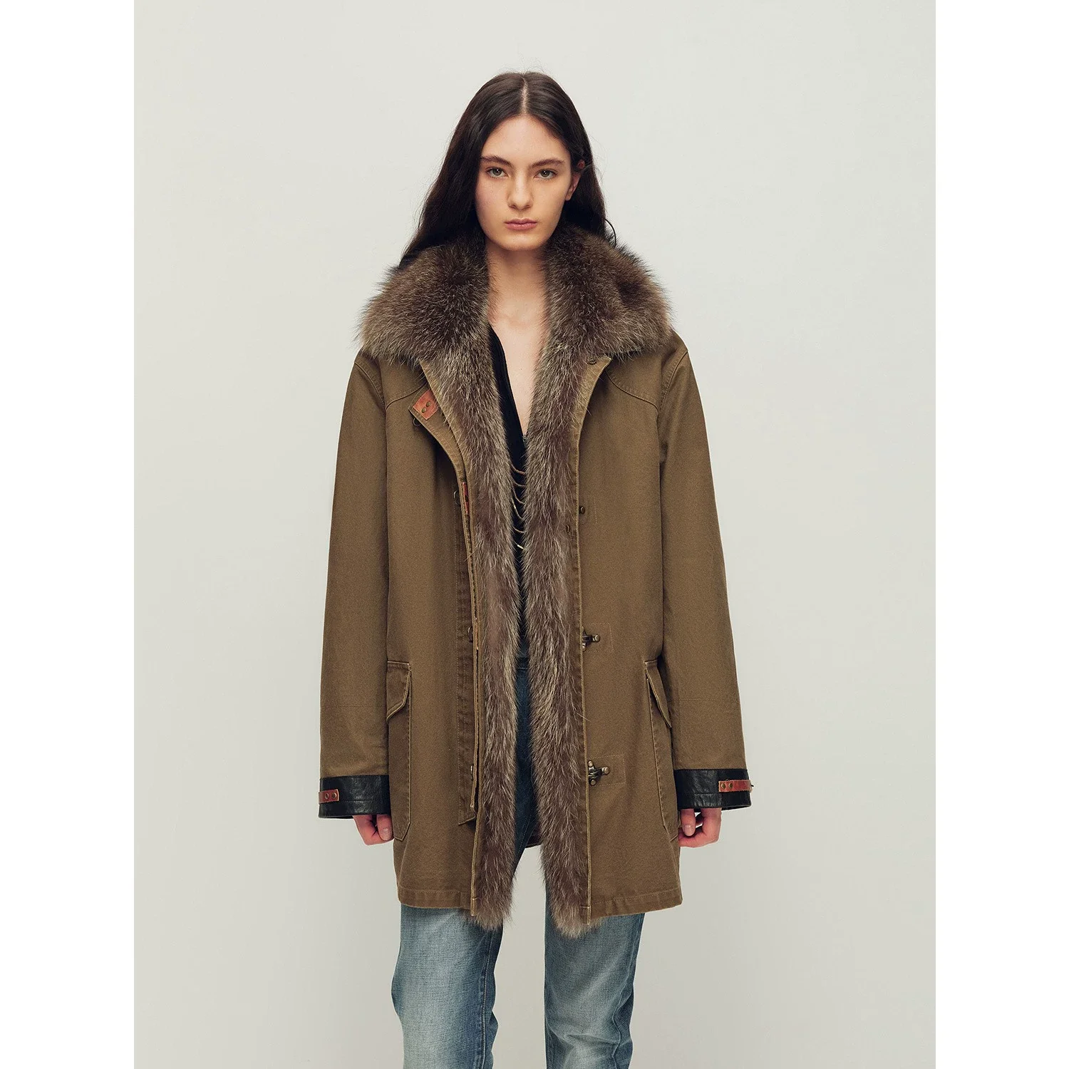 Modular Fur-Collar Down Parka - Image 7