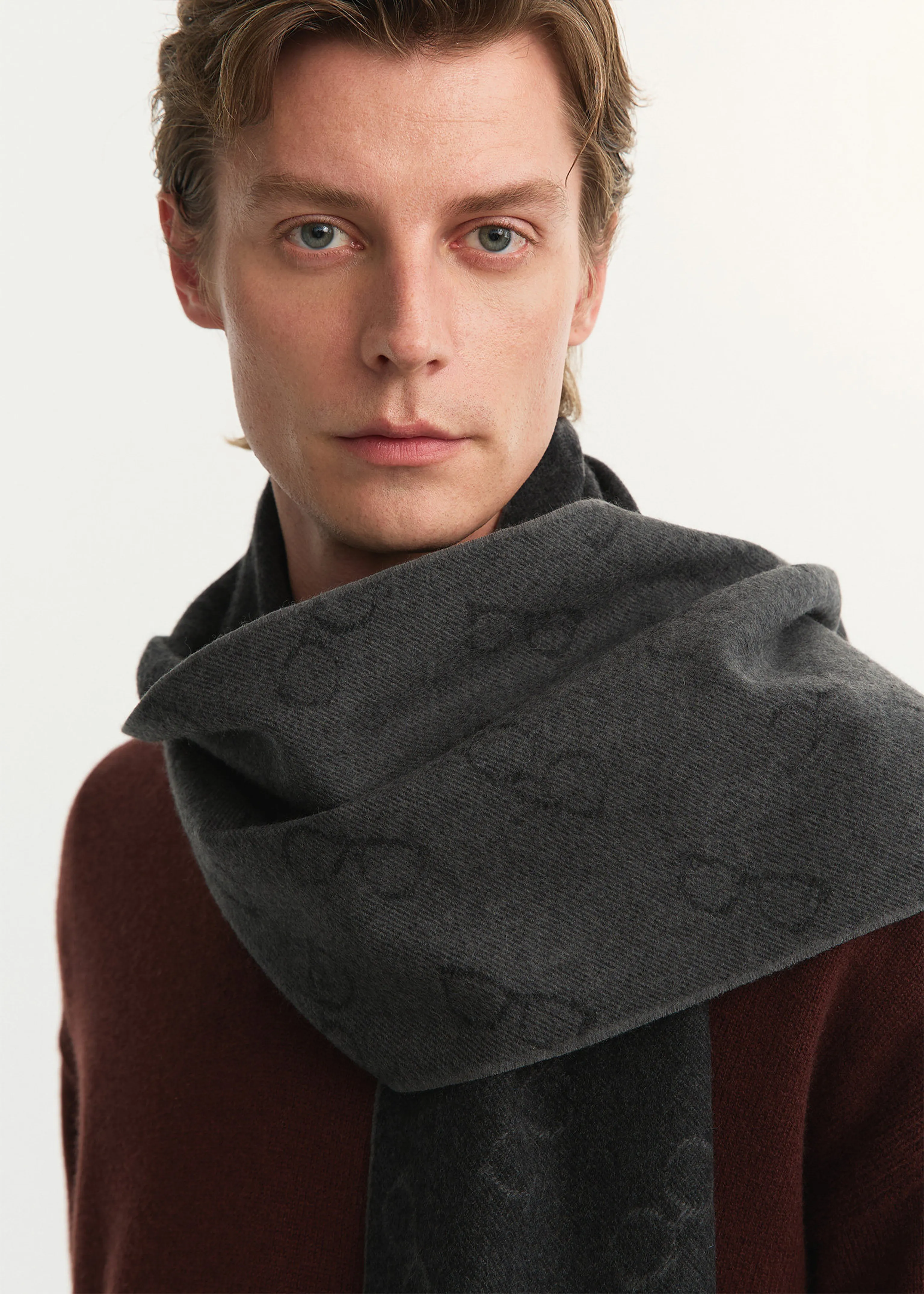 Monogram Cashmere Scarf - Image 2
