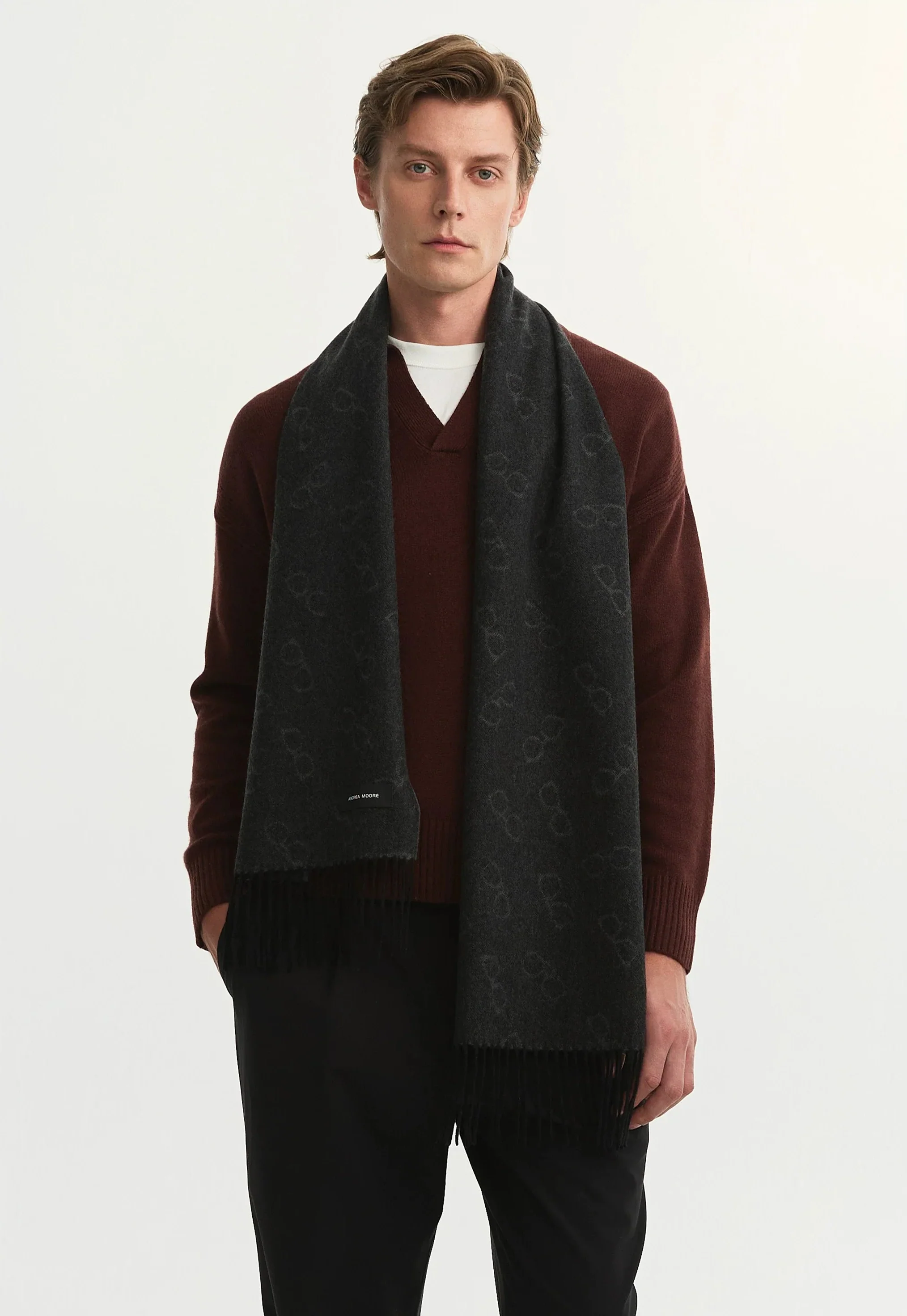 Monogram Cashmere Scarf - Image 3