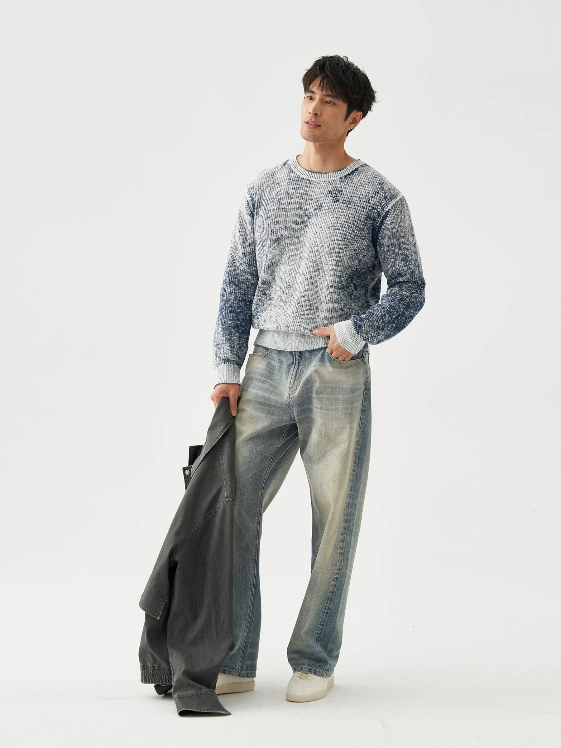 Mottled Crewneck Sweater - Image 4