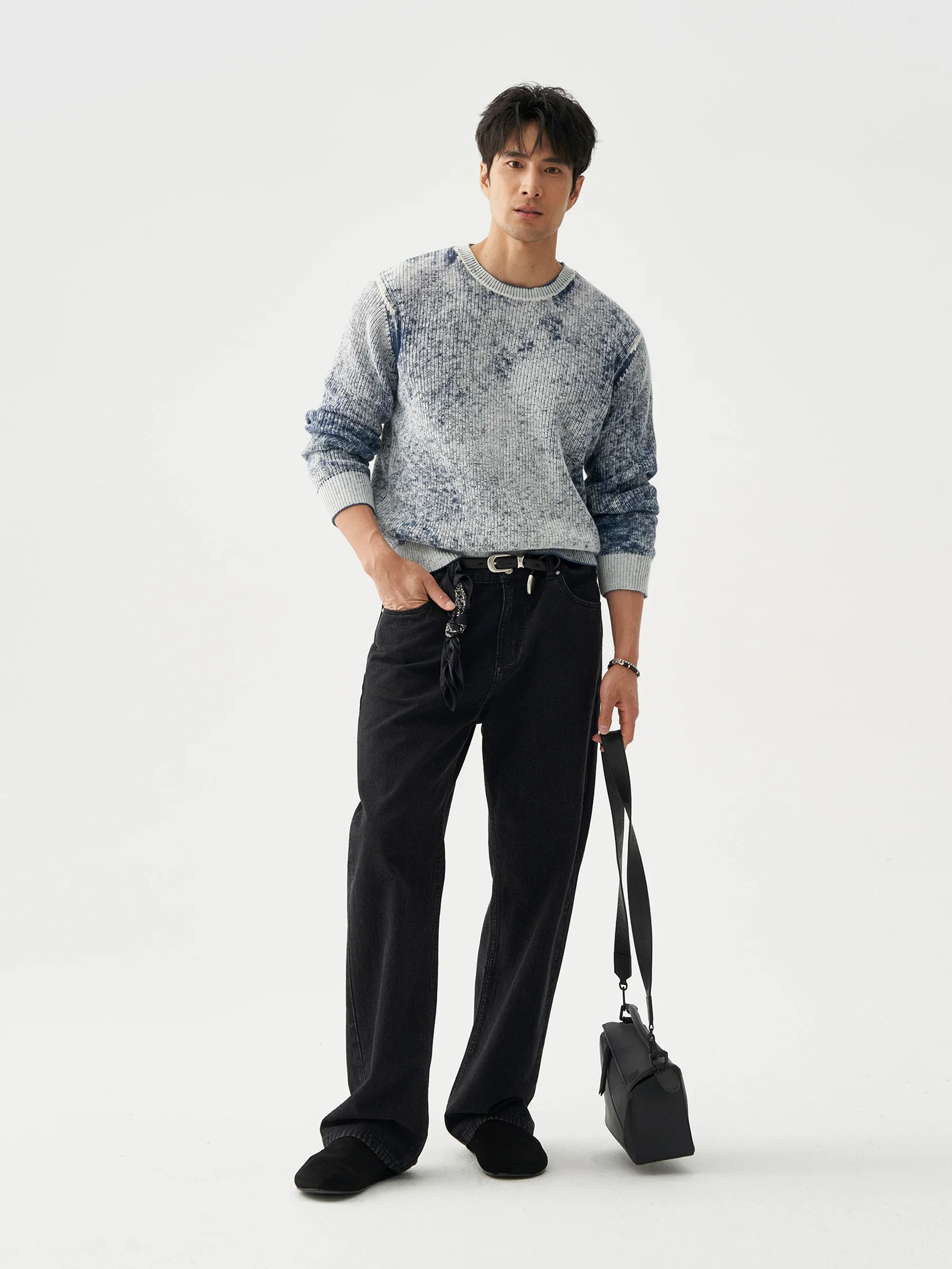Mottled Crewneck Sweater - Image 5