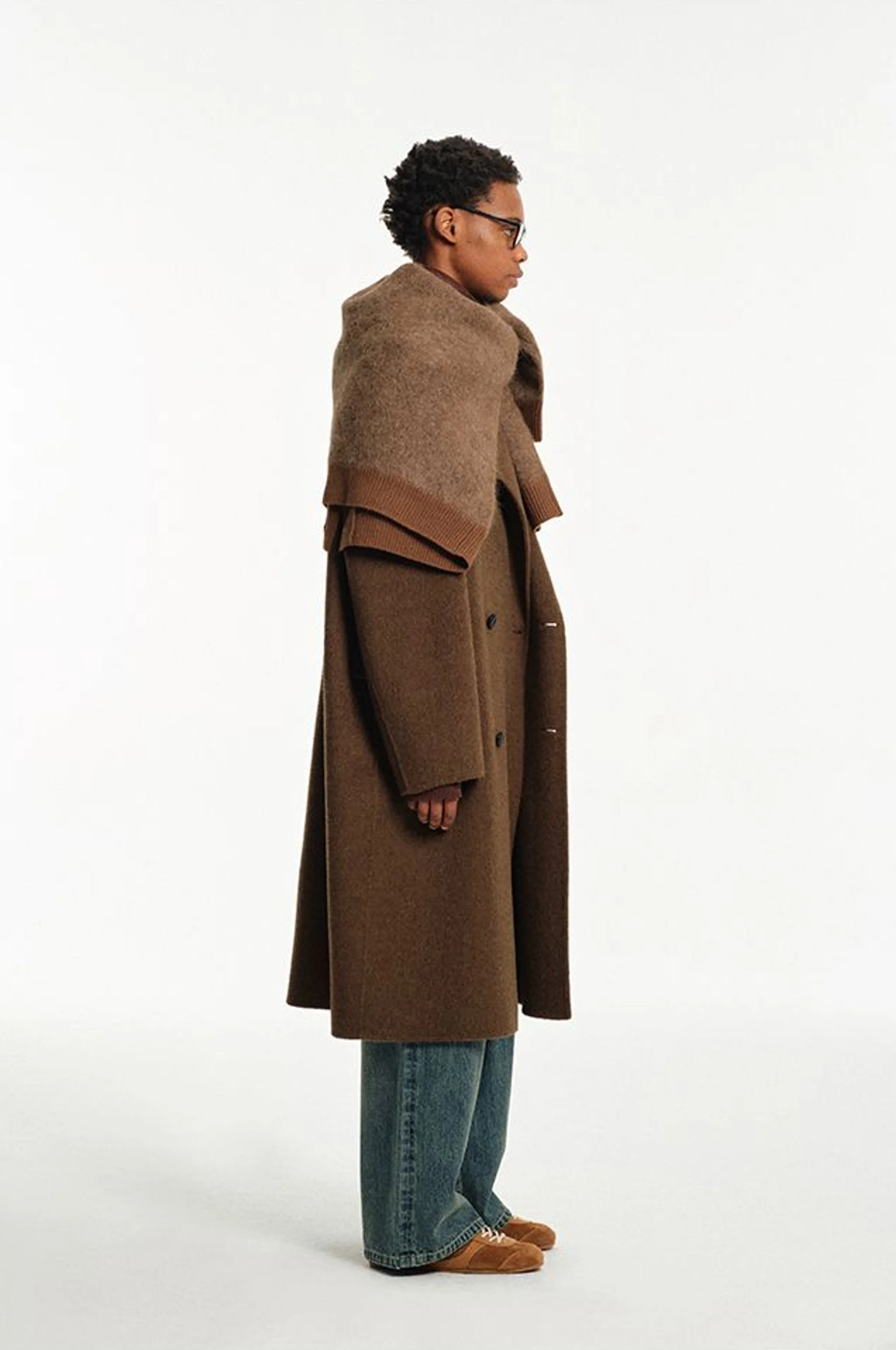 Mulberry Silk and Cashmere Double-Breasted Coat - Image 6