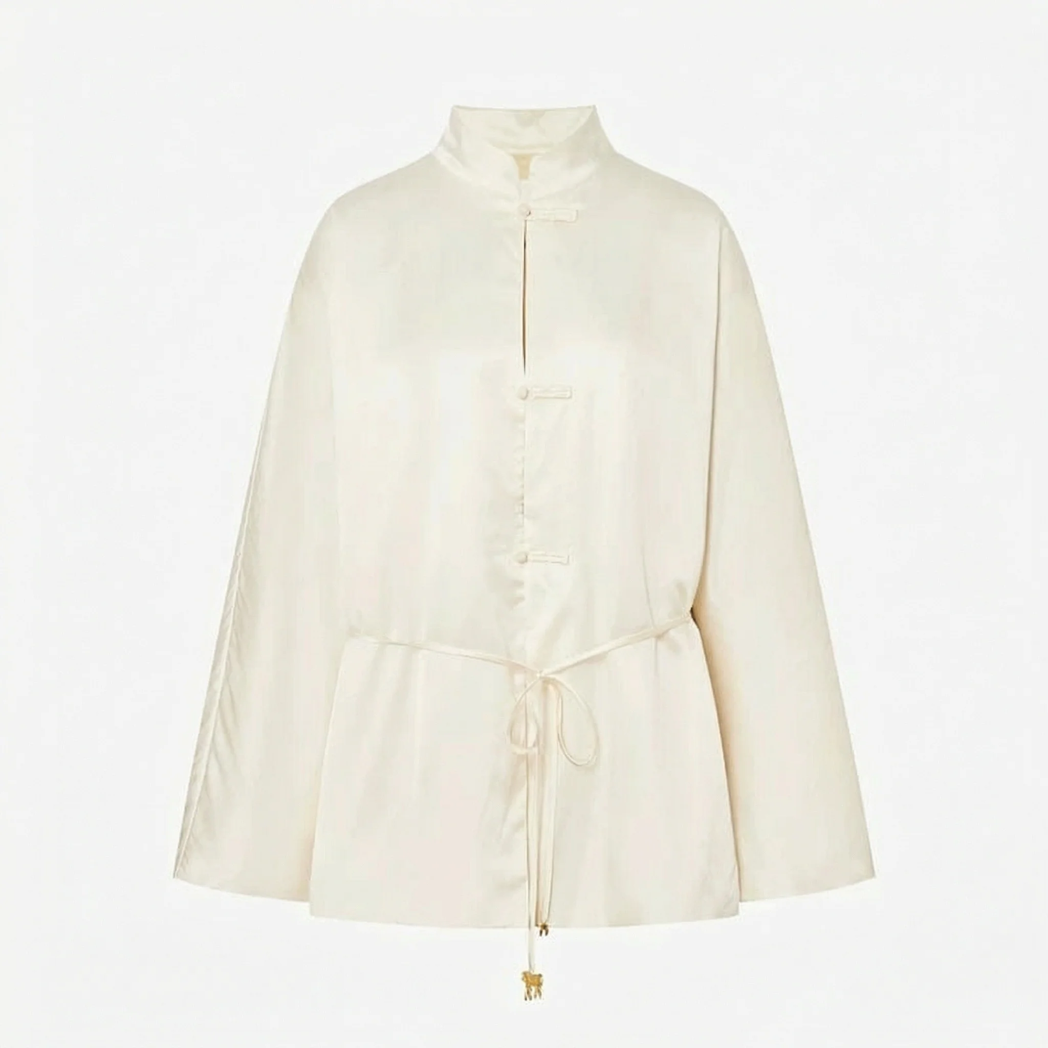 Mulberry Silk Mandarin Frog Jacket - Image 7