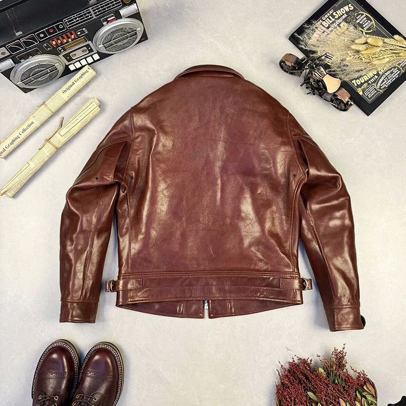 Mulholland Horsehide Moto Jacket - Image 3