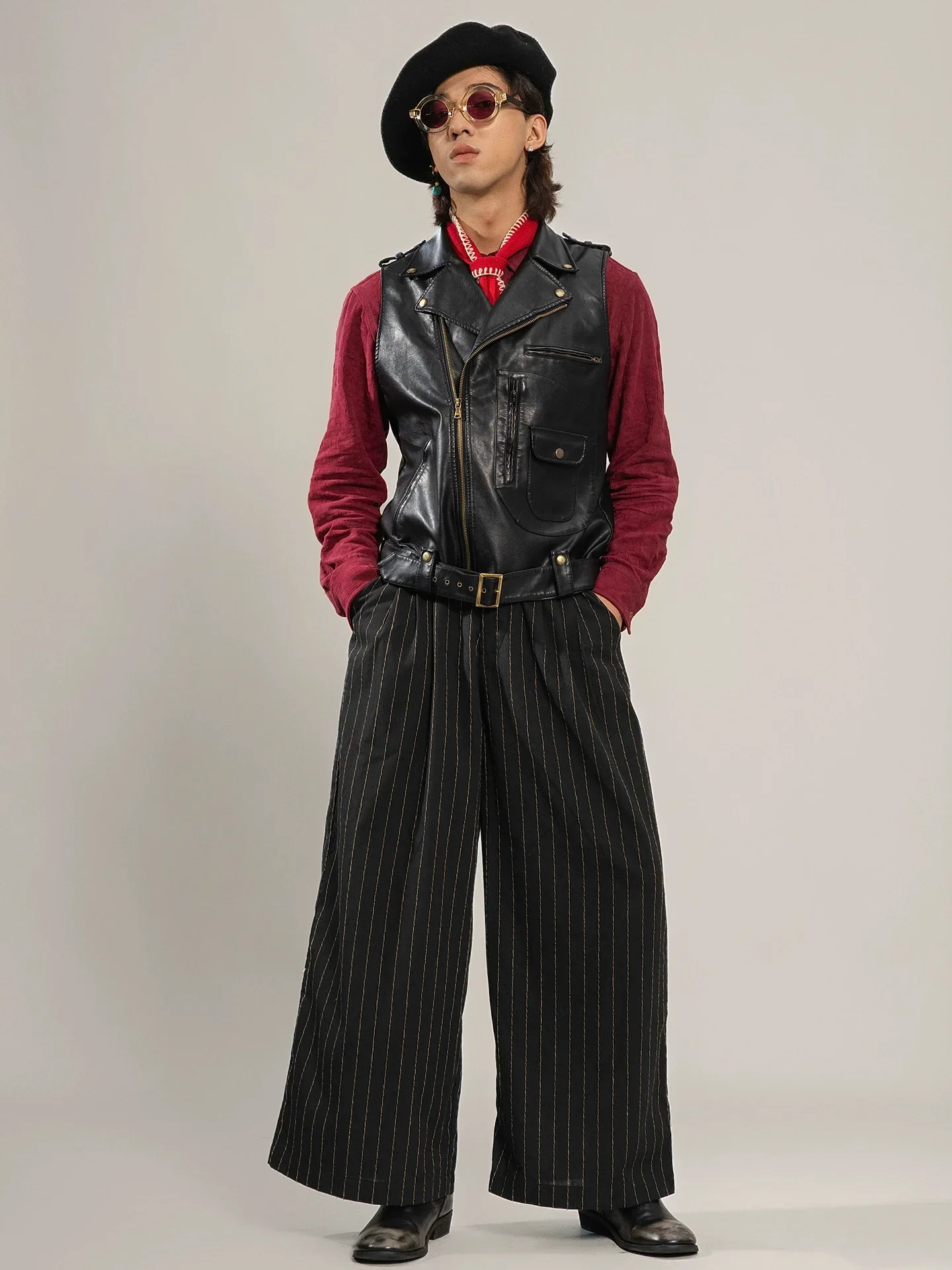 Multi-Pocket Moto Vest - Image 3