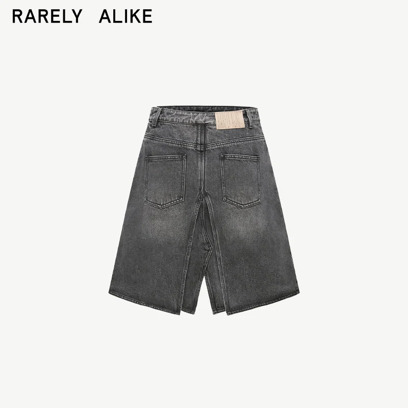 Multi-Way A-Line Denim Skirt - Image 7