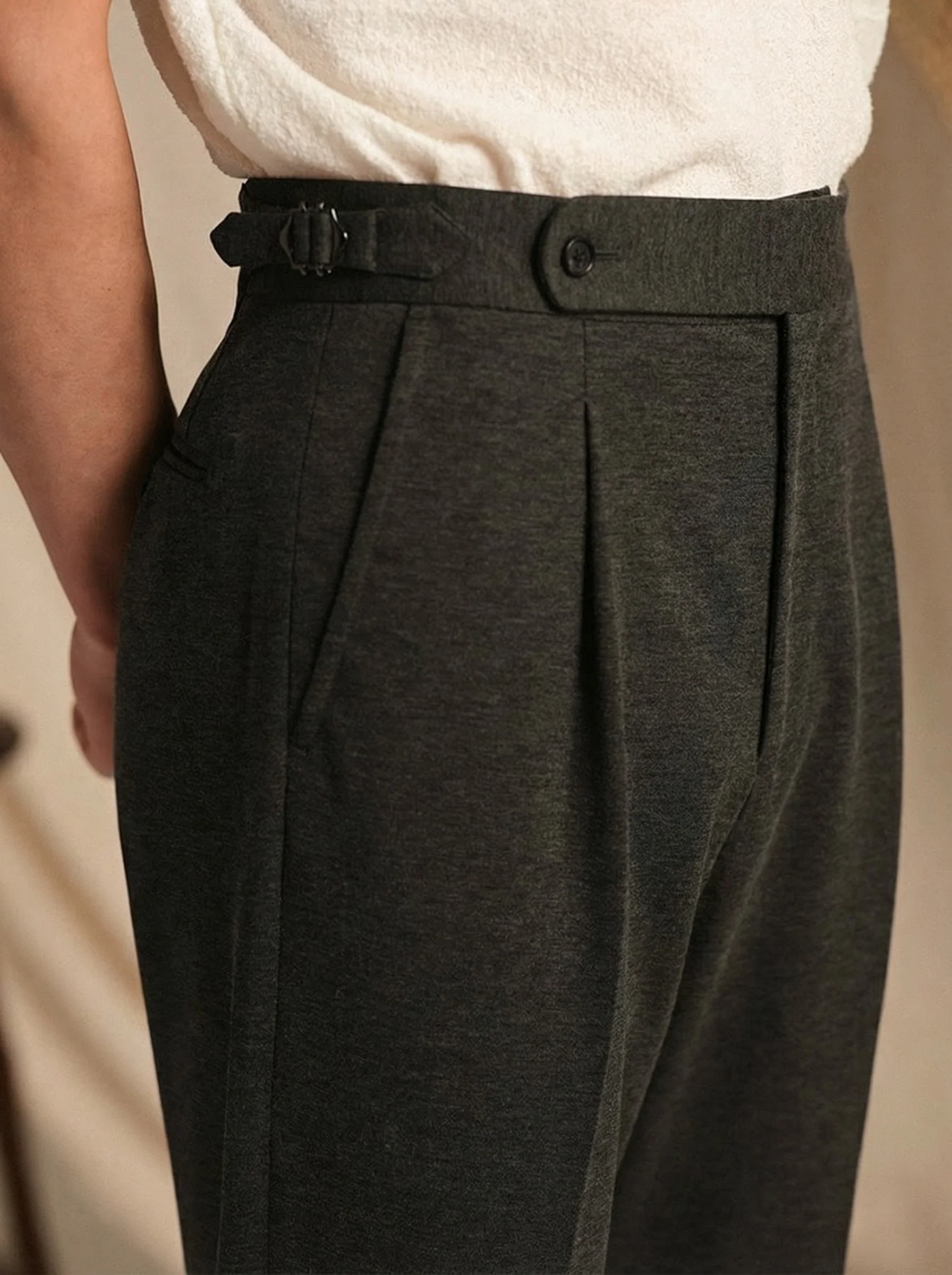 Naples Knit Trousers - Image 4