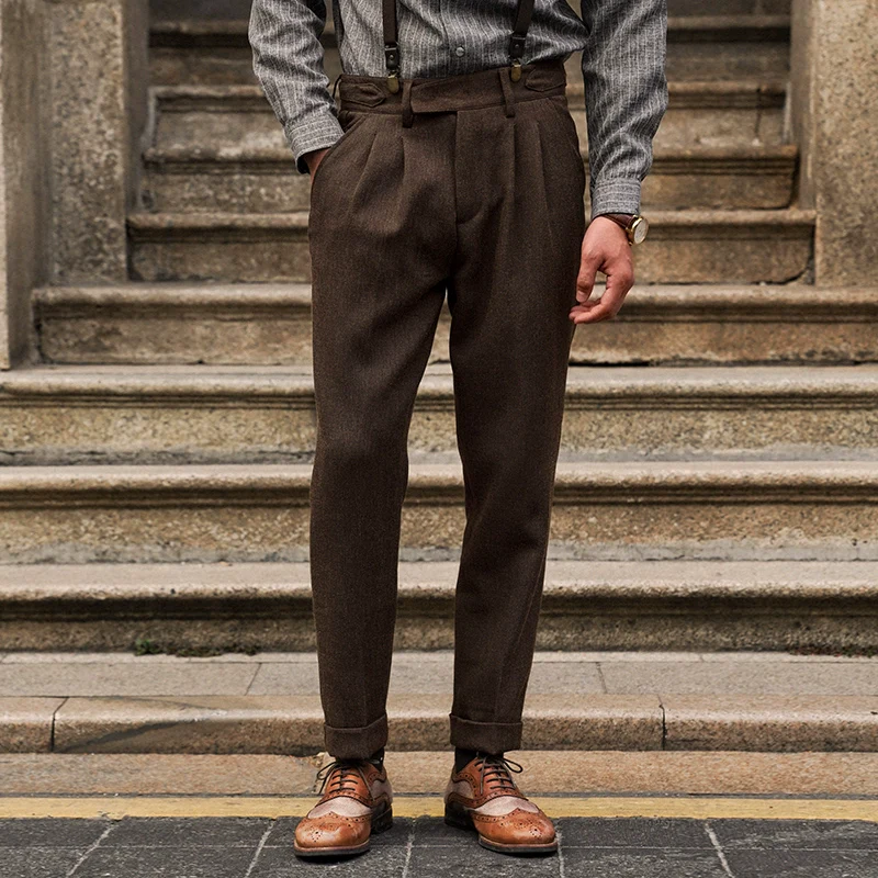 Naples Pleated Trousers - Image 5