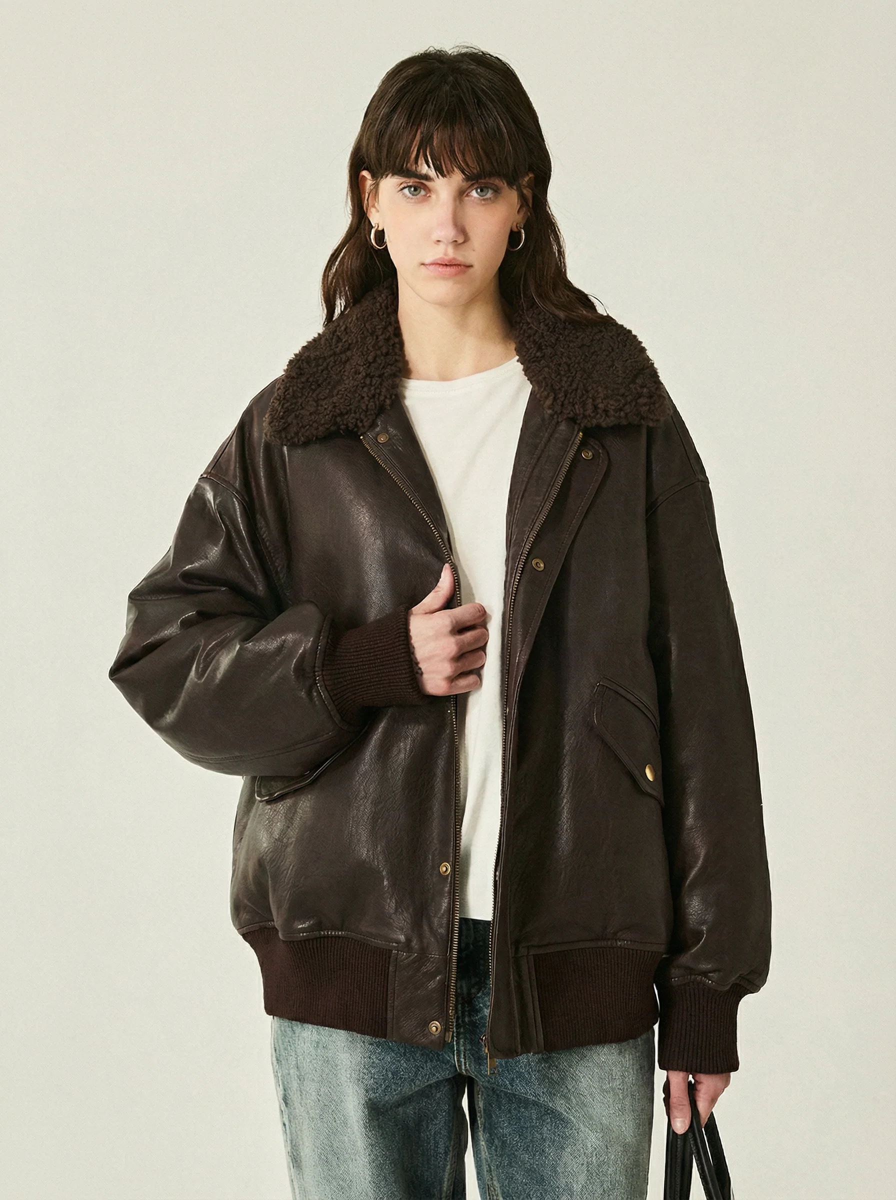 Nappa Lambskin Down Bomber - Image 6