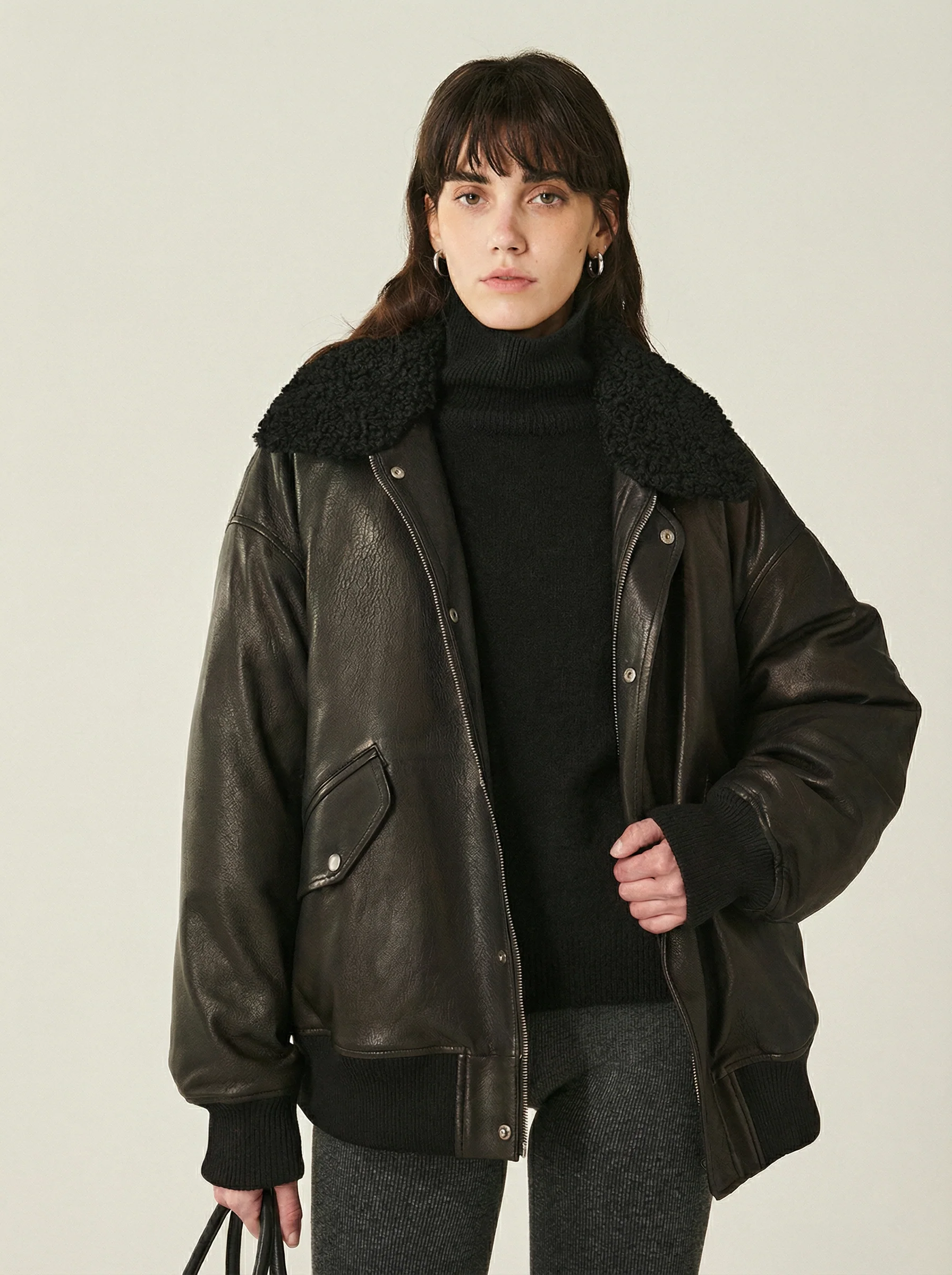Nappa Lambskin Down Bomber - Image 8