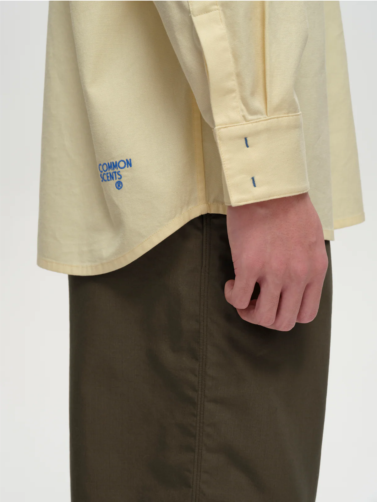 Narrow Cotton Oxford Shirt - Image 2