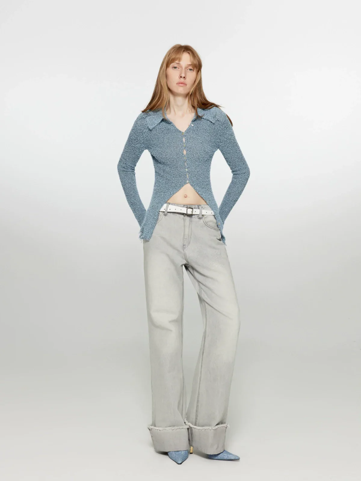 Night Dream Hollow Knit Cardigan - Image 3