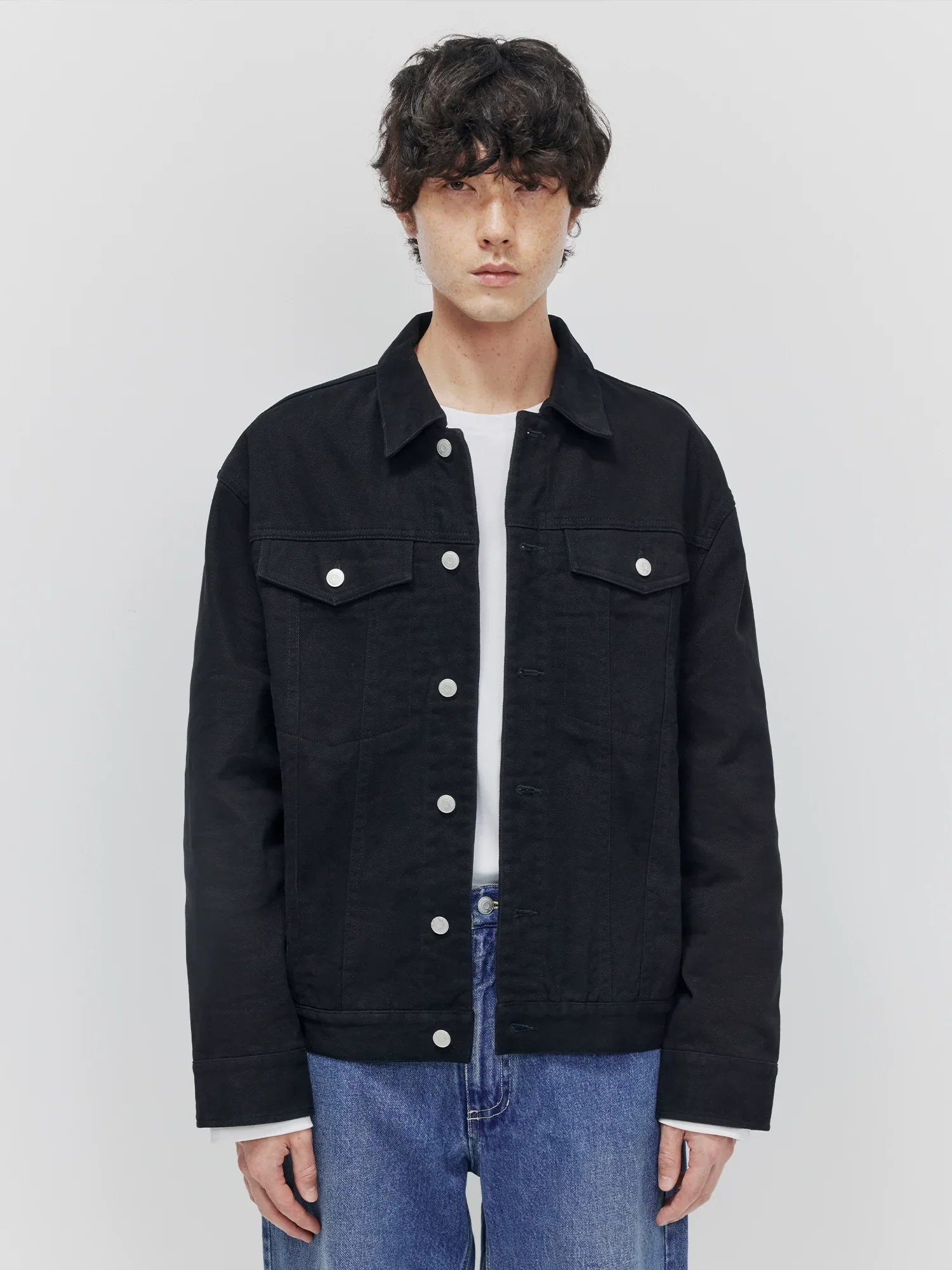 Noel Brushed Cotton Trucker Jacket