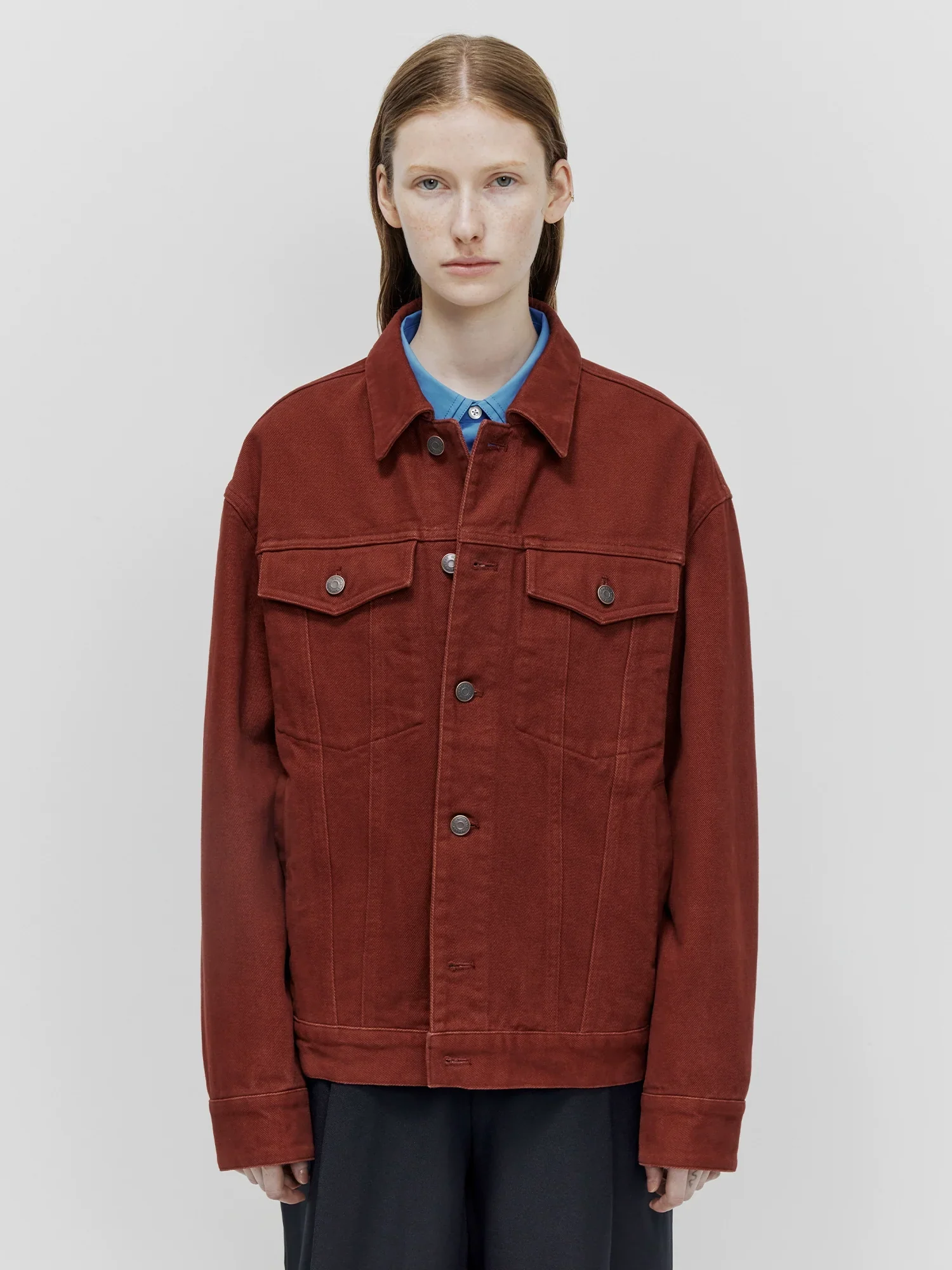 Noel Brushed Cotton Trucker Jacket - Image 6