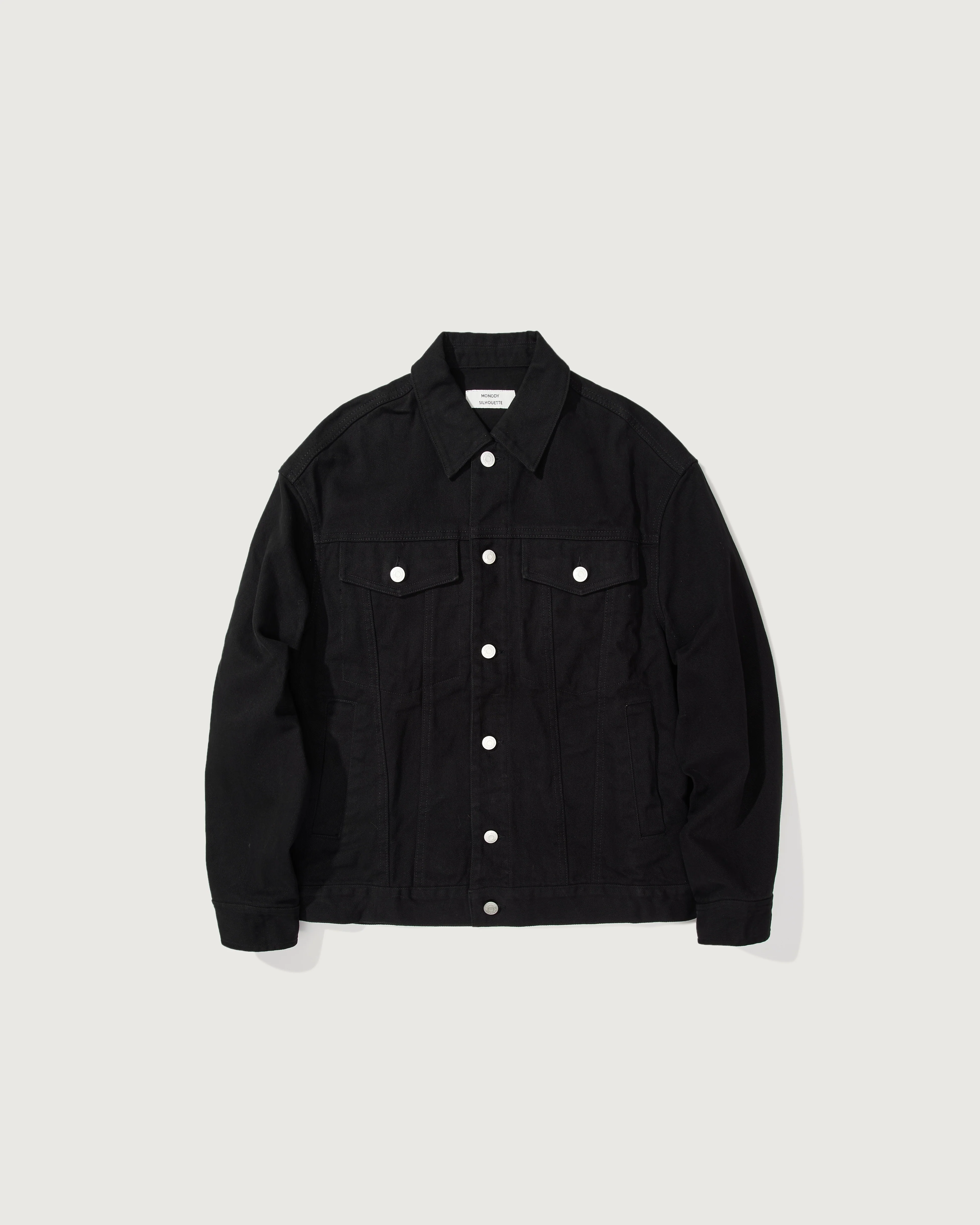 Noel Brushed Cotton Trucker Jacket - Image 7