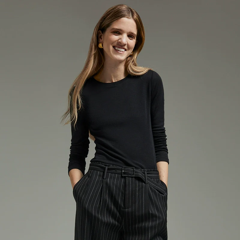 NORAH Slim Wool Tee - Image 11
