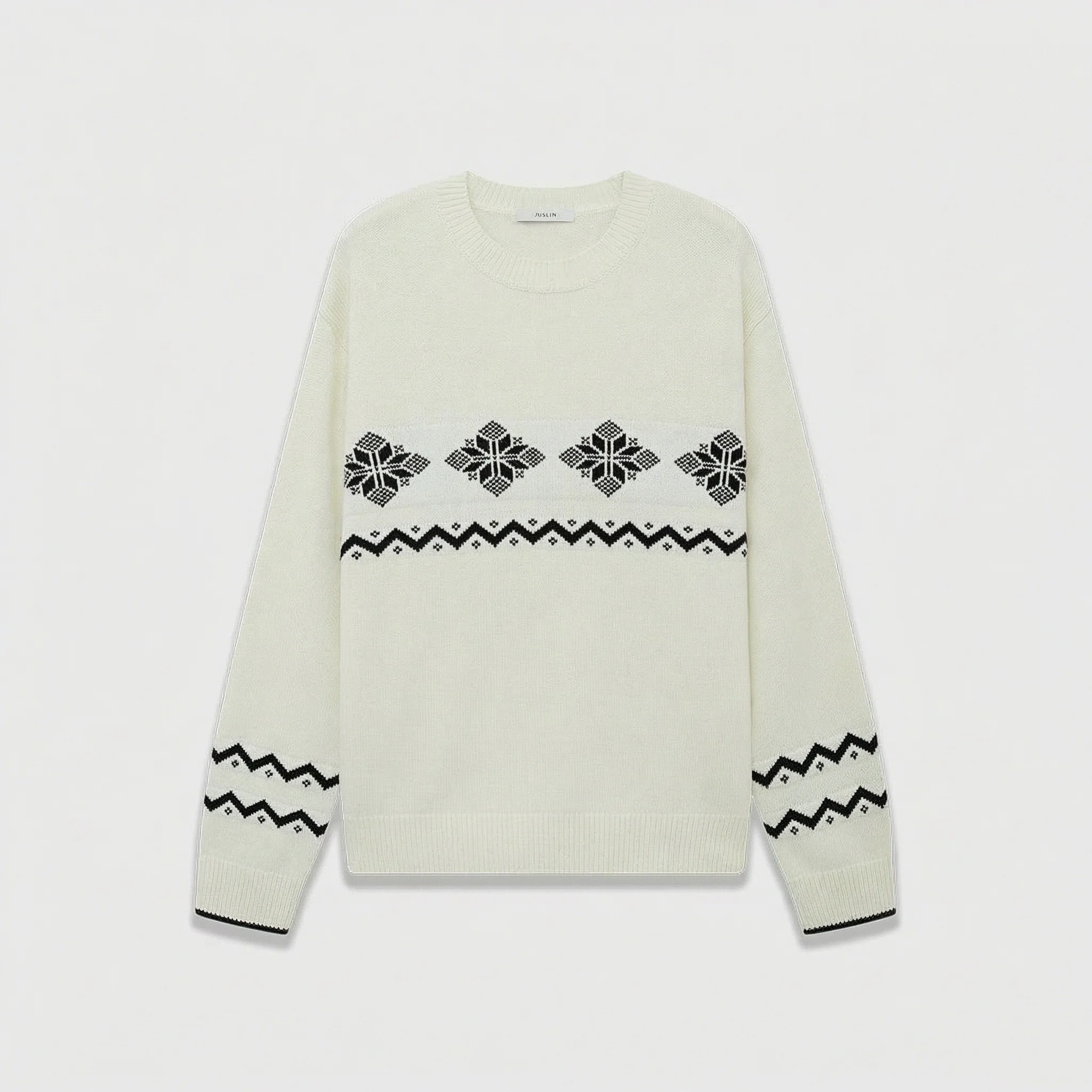 Nordic Jacquard Wool-Blend Sweater - Image 6