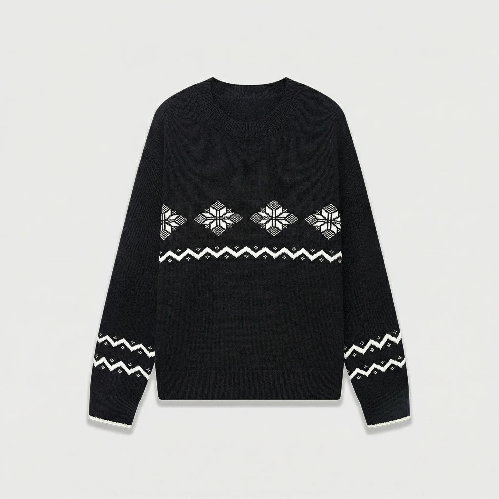 Nordic Jacquard Wool-Blend Sweater - Image 8