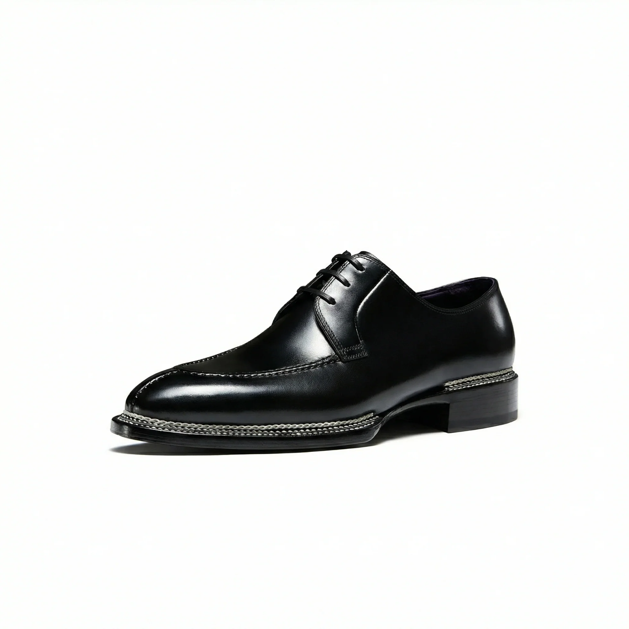 Norwegian Stitched Leather Derby