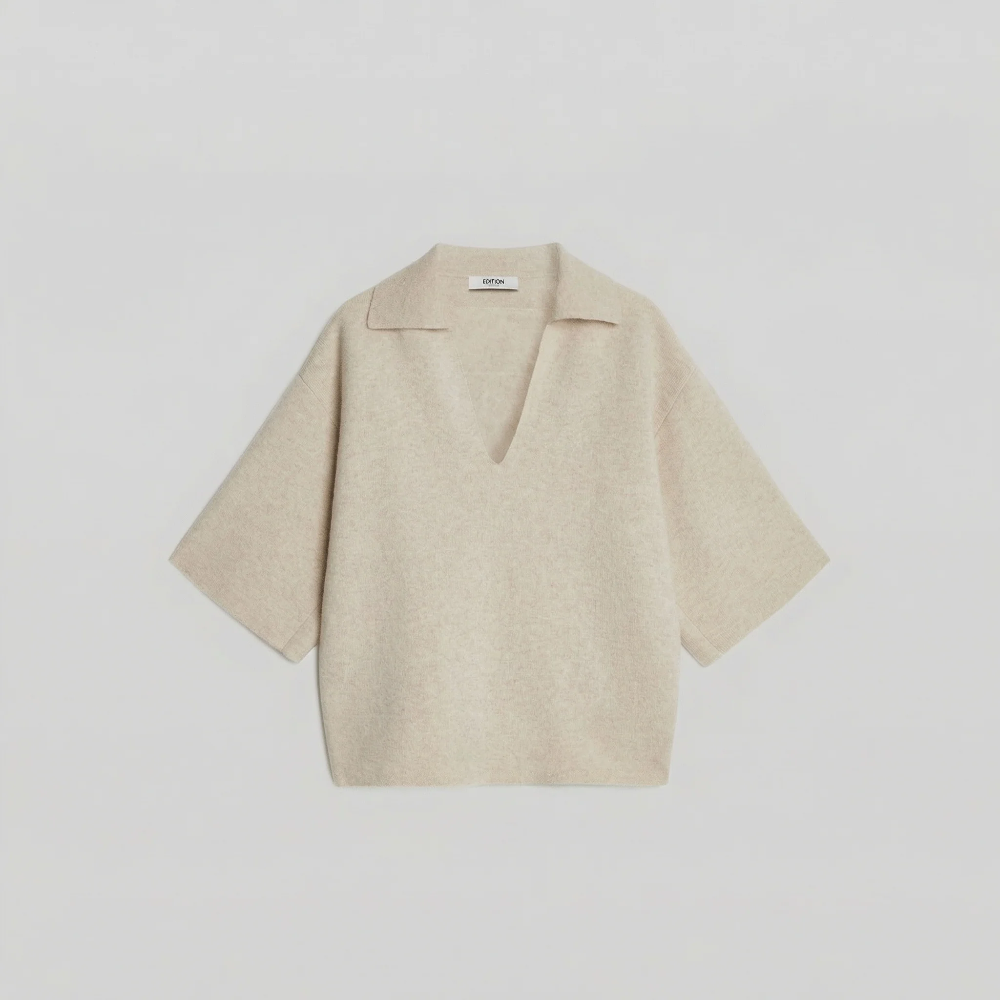 Notch Collar Knit Top - Image 7