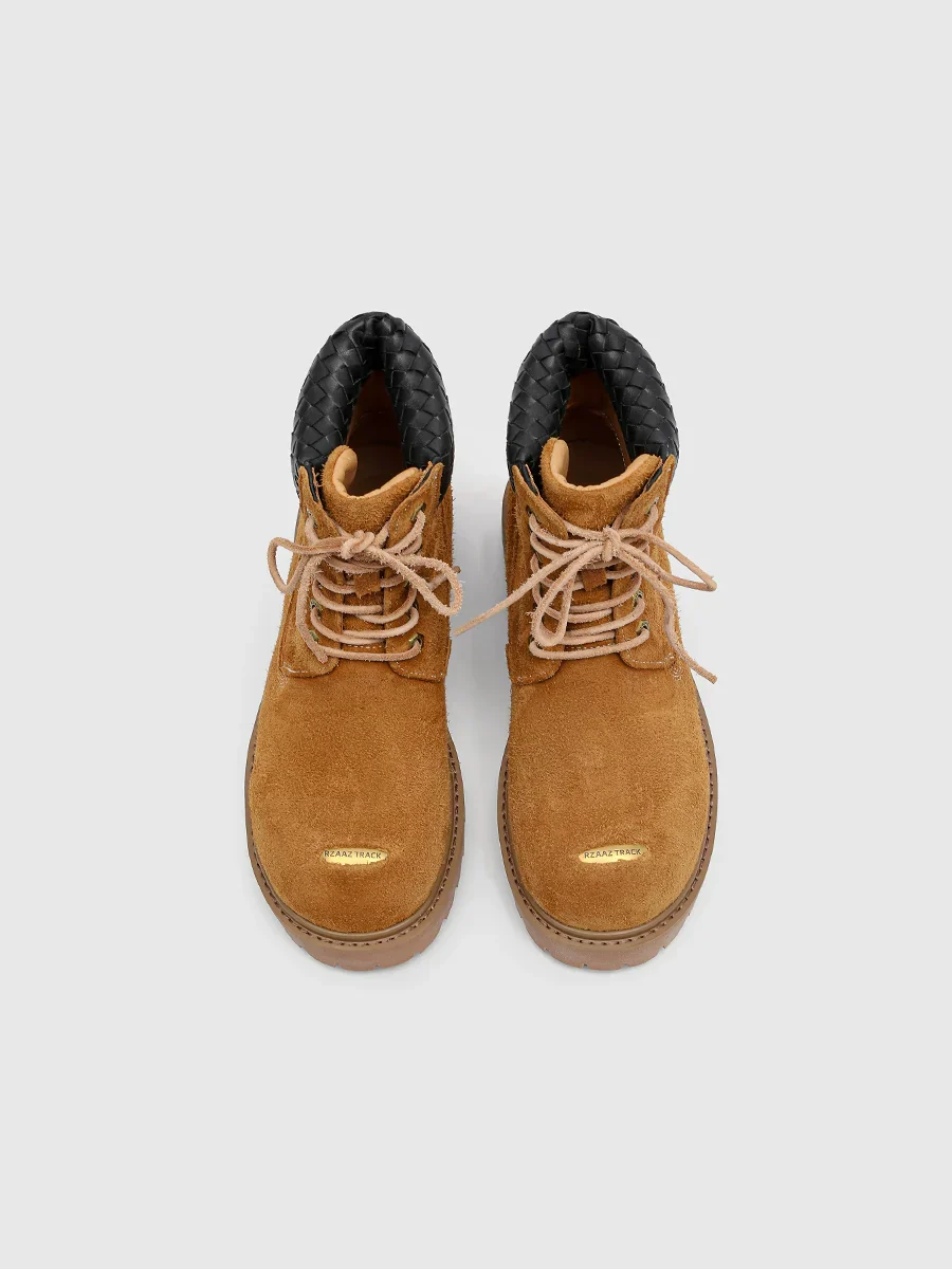 Nubuck Leather Lug Ankle Boots - Image 2