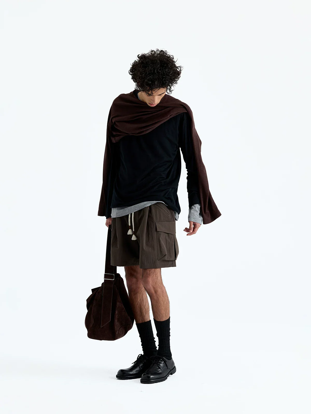 Nylon-Cotton Cargo Shorts - Image 2