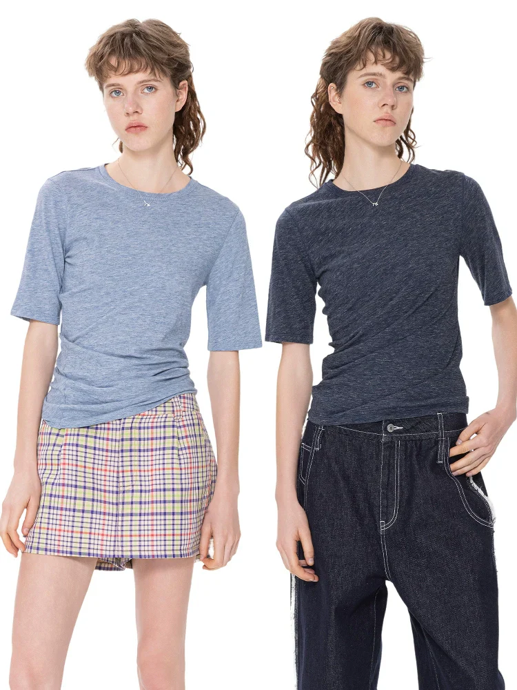 Oblique Wrinkle Tee