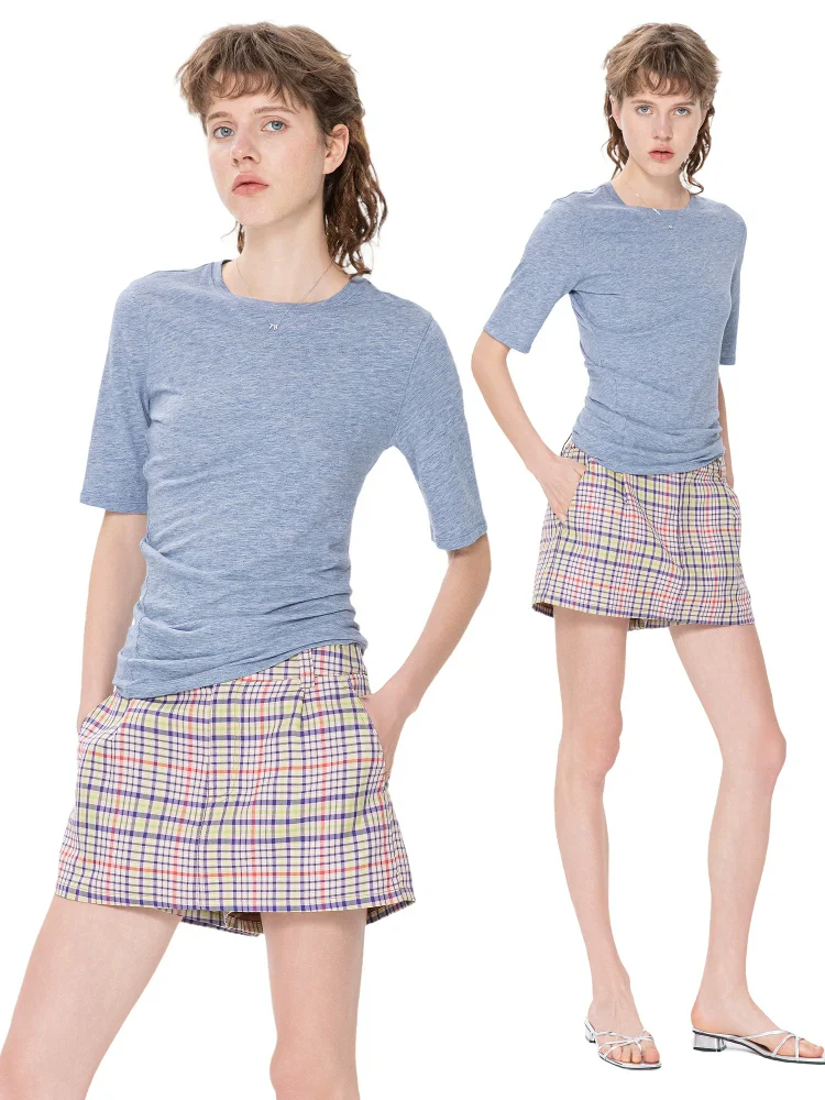 Oblique Wrinkle Tee - Image 3