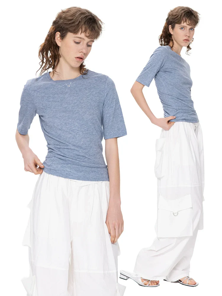 Oblique Wrinkle Tee - Image 4