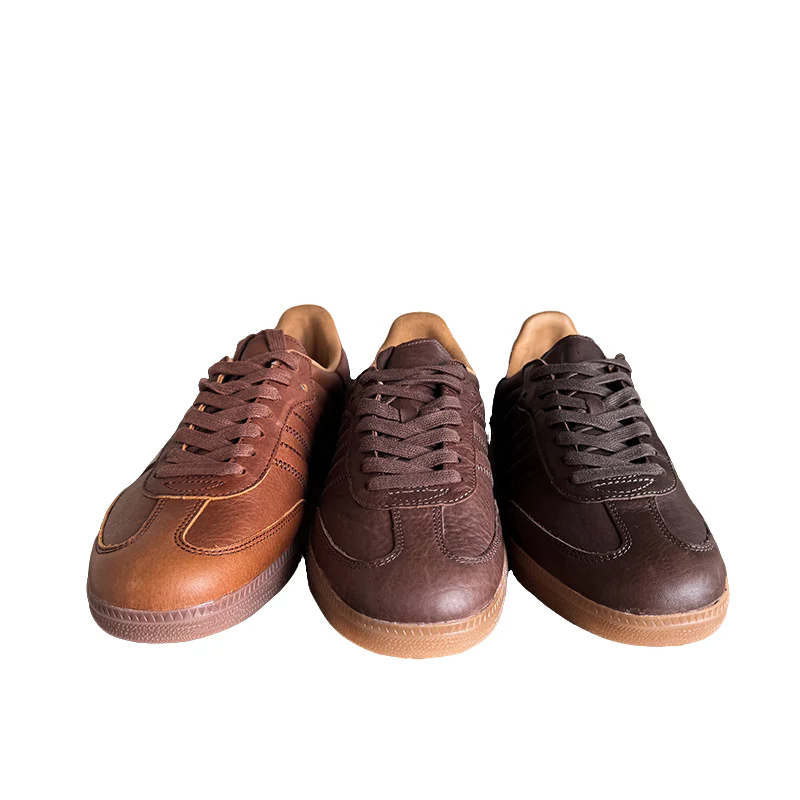 Oil‑Wax Leather Retro Trainer - Image 5