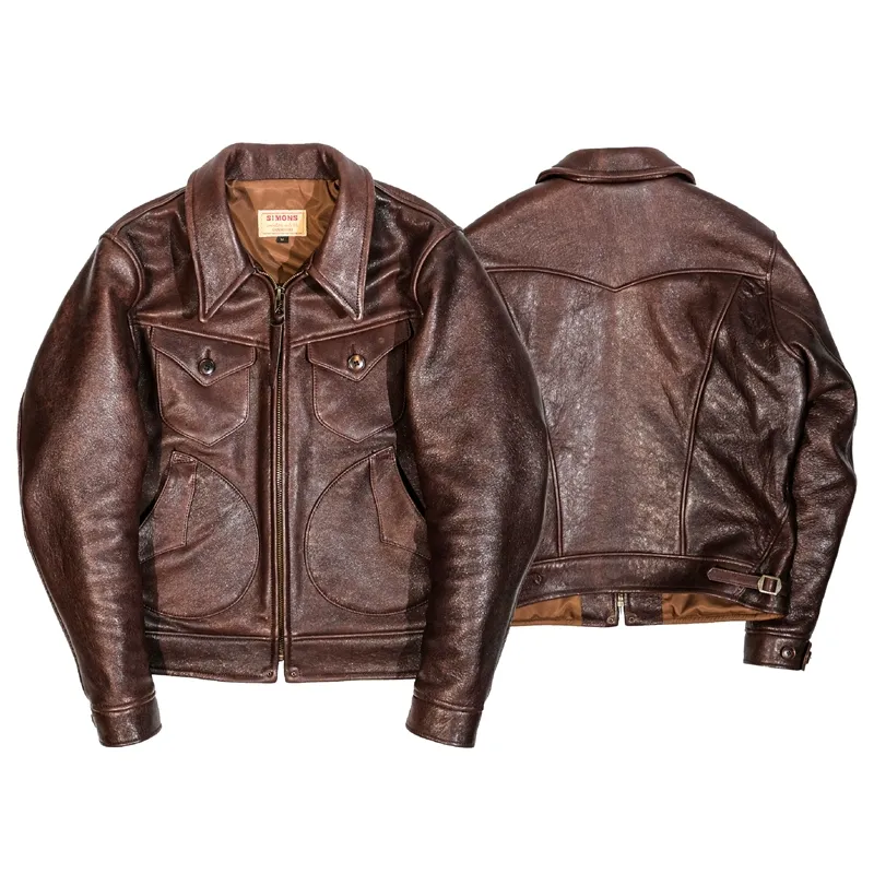 Oil-Waxed Goatskin Zip Jacket - Image 7