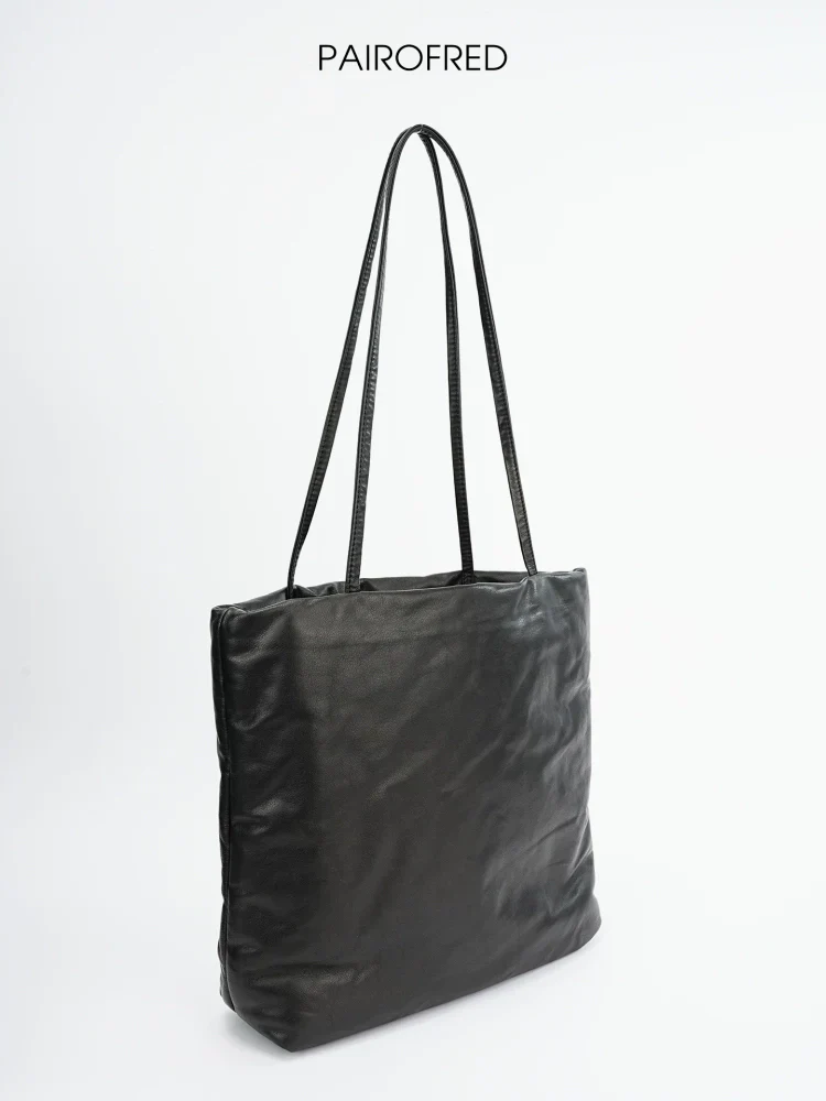 Oil-Waxed Lambskin Tote - Image 2