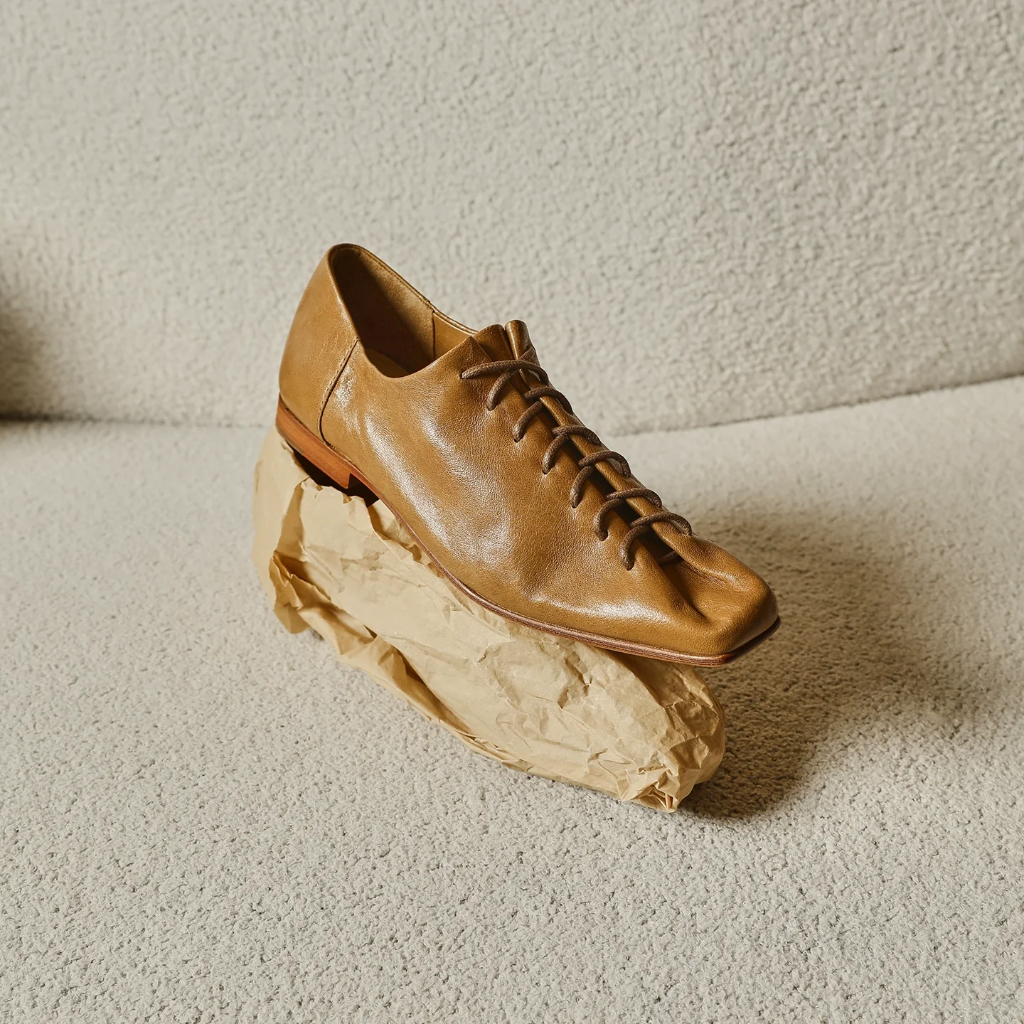 Oil-Waxed Sheepskin Derby - Image 4