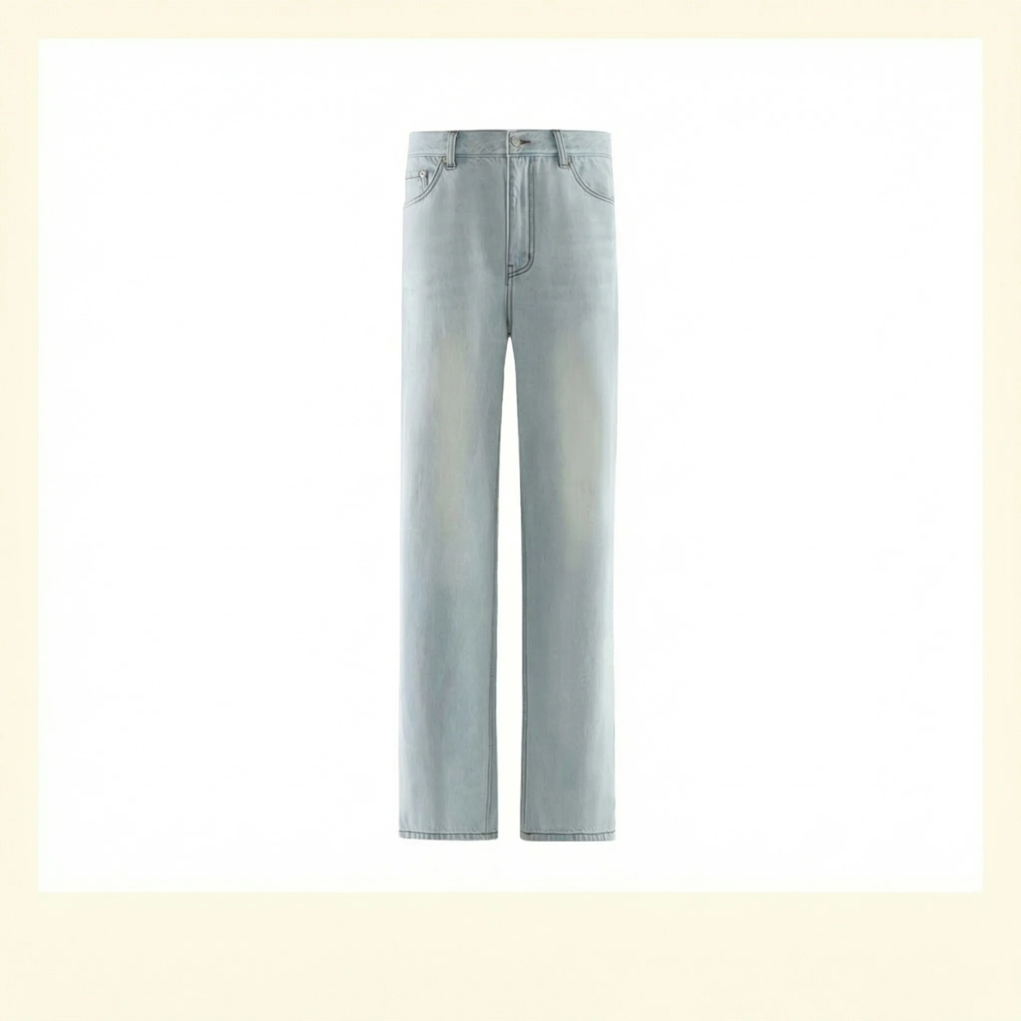 Okayama Denim Straight-Leg Jeans - Image 5